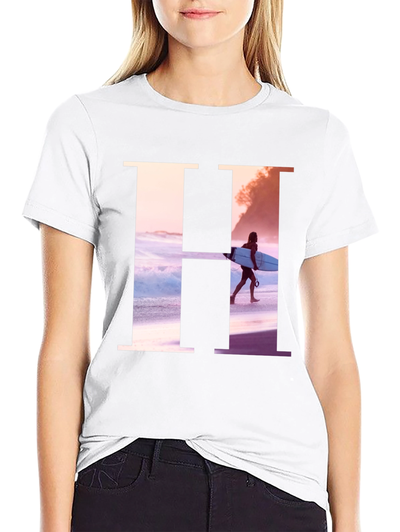 Black Surf's Up Graphic Tee - Beach Vibes view 9