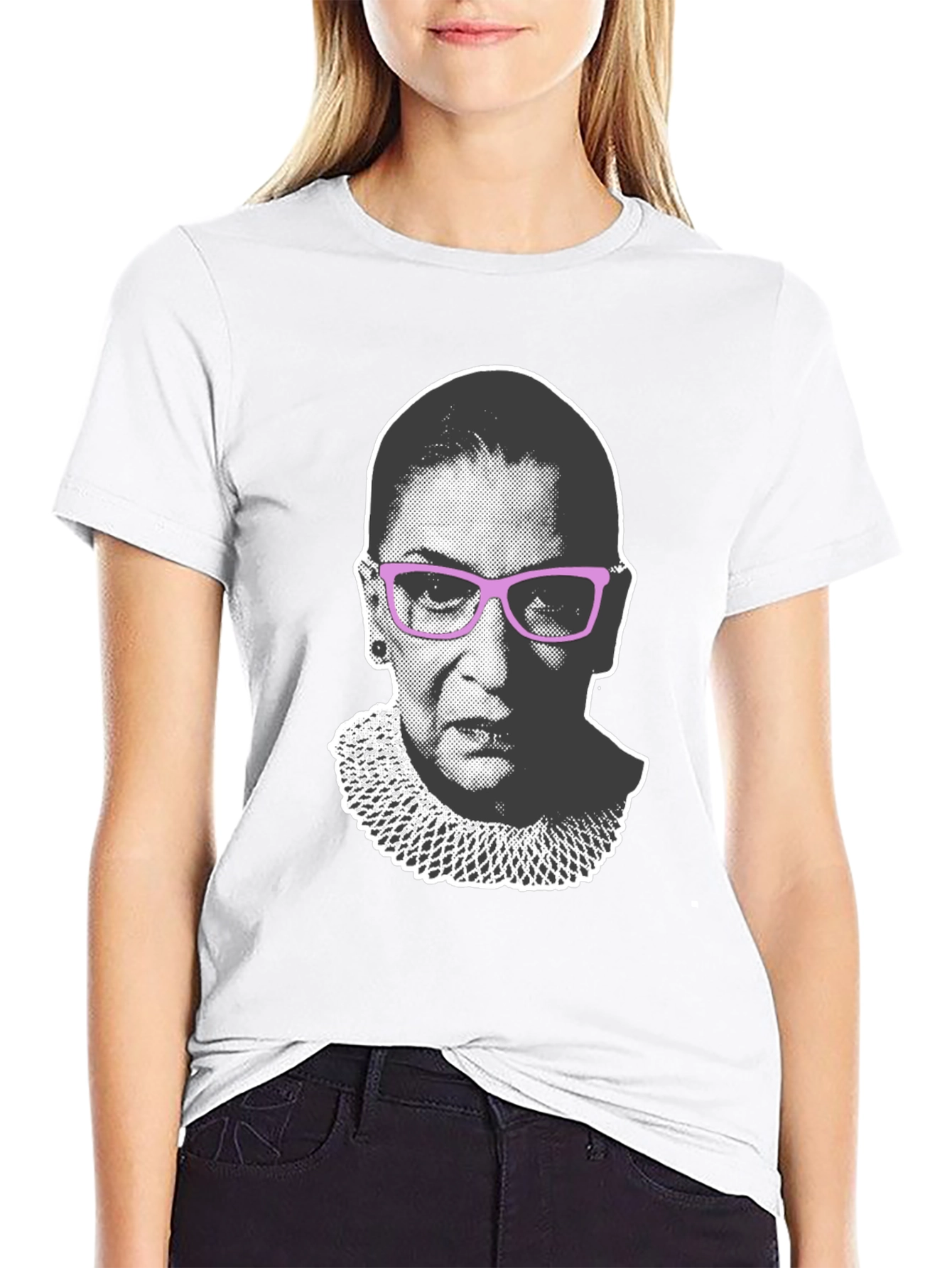 RBG Graphic Tee - Black Unisex T-Shirt - 9
