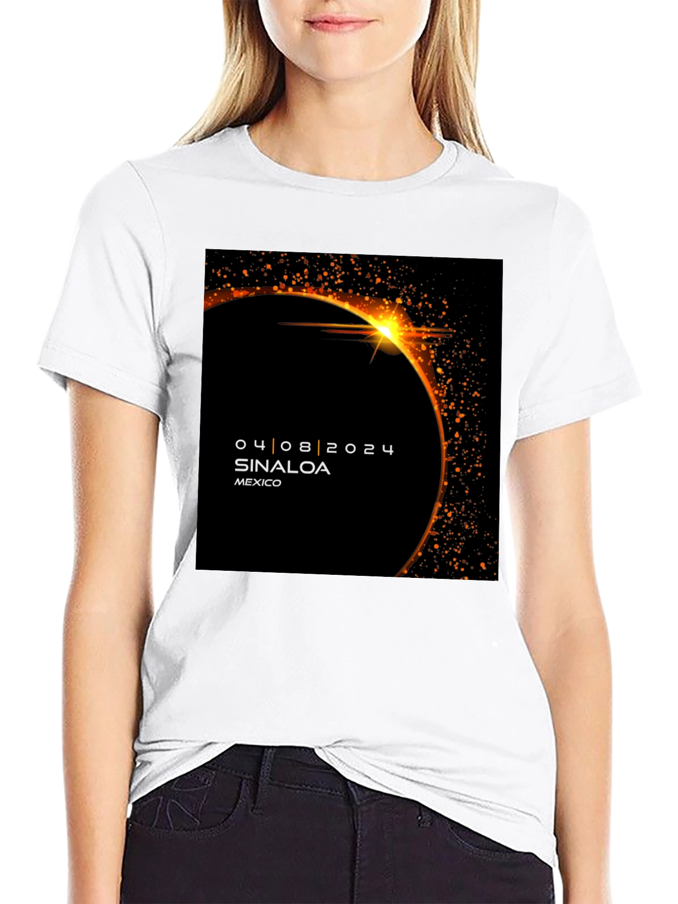 Sinaloa Mexico 2024 Eclipse T-Shirt - 9