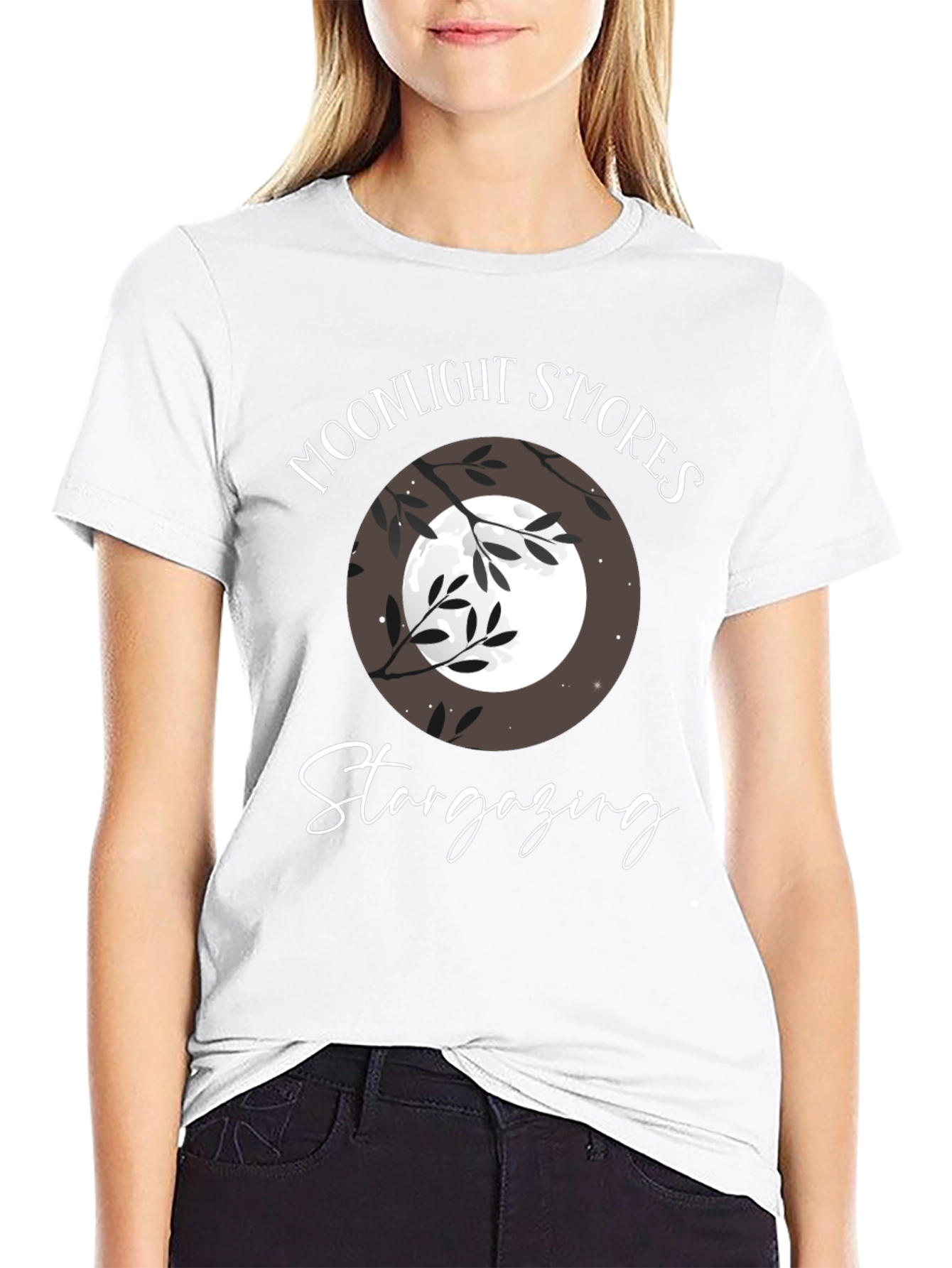 Moonlight S'mores Stargazing Graphic Tee - 9
