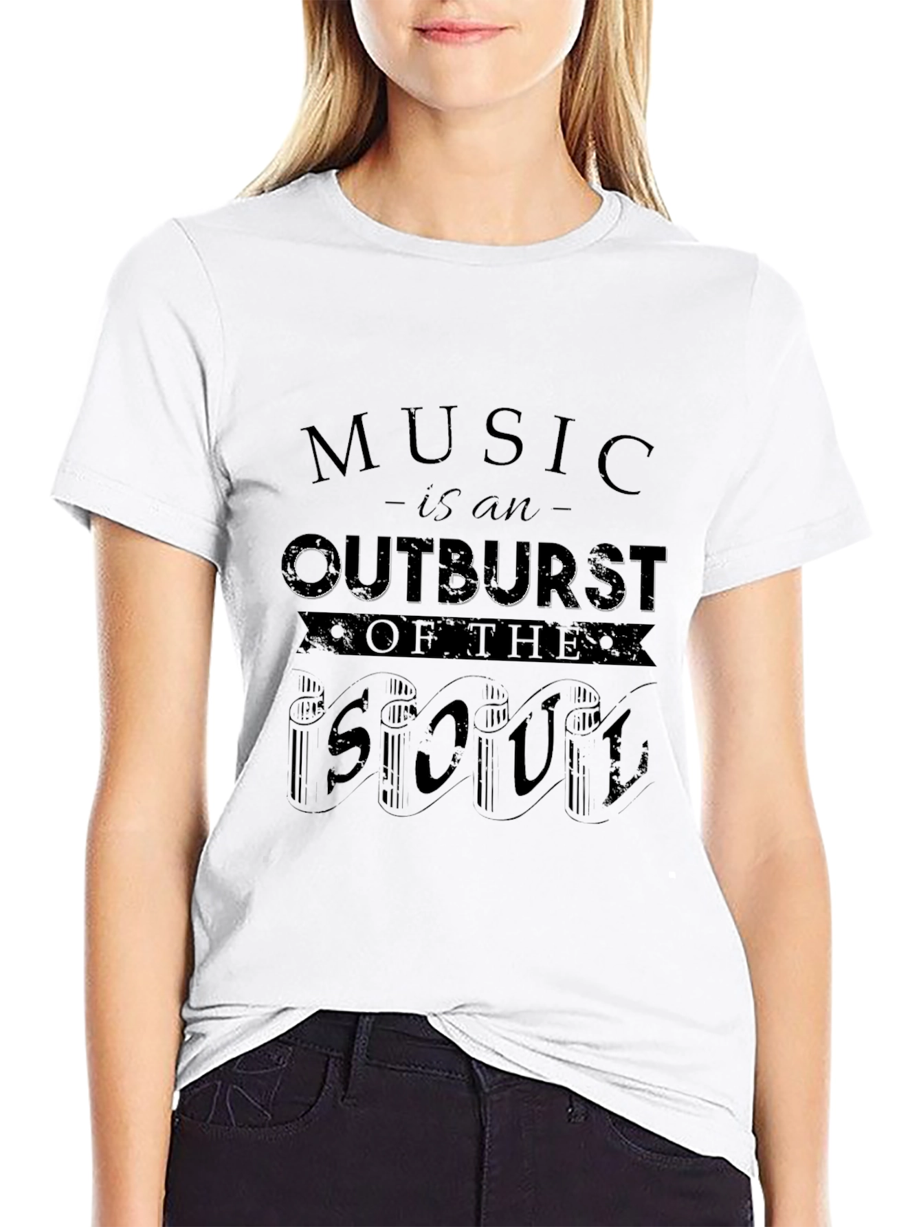 Black Music Is An Outburst Of The Soul Graphic T-Shirt view 9