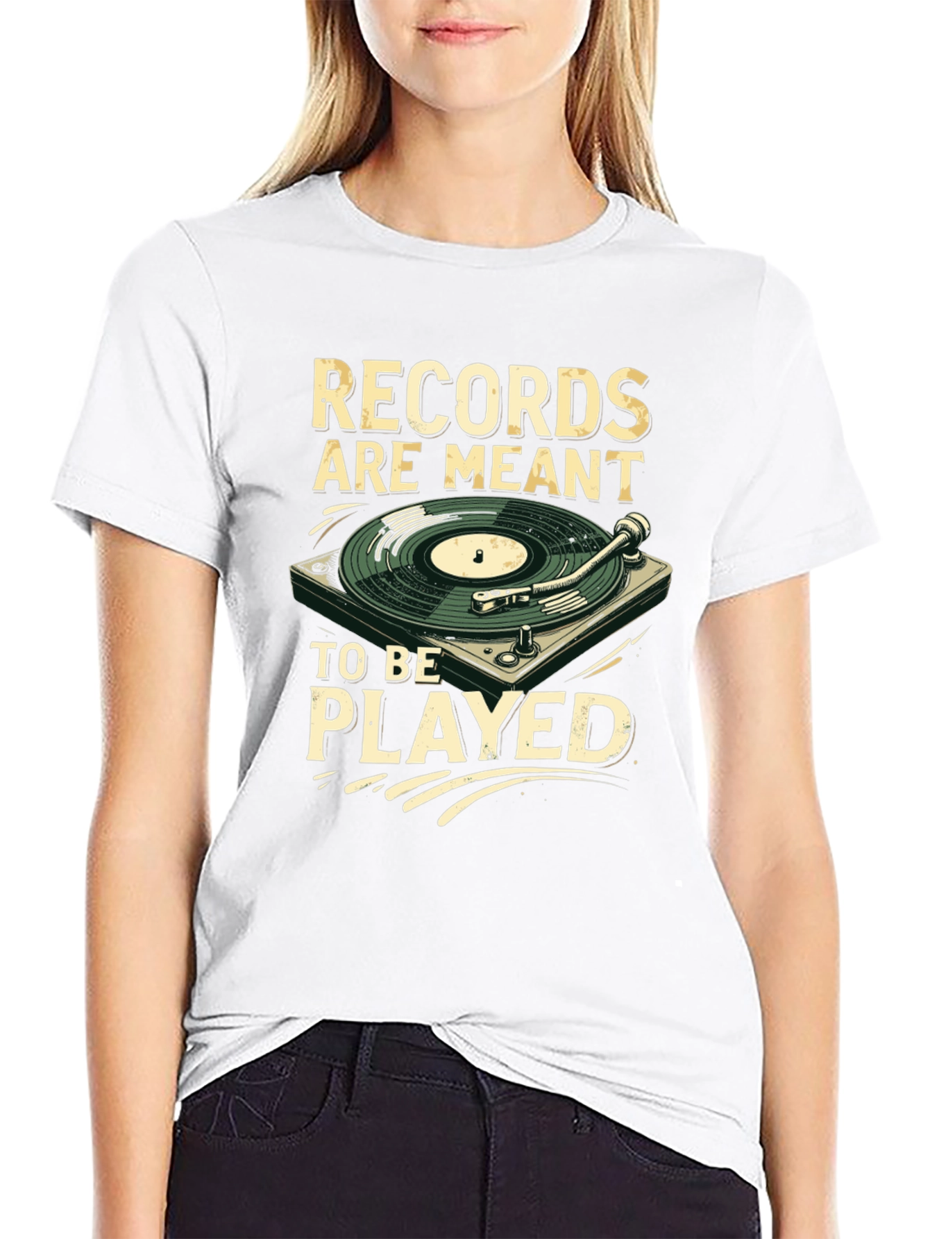Black Records Are Meant To Be Played T-Shirt view 9