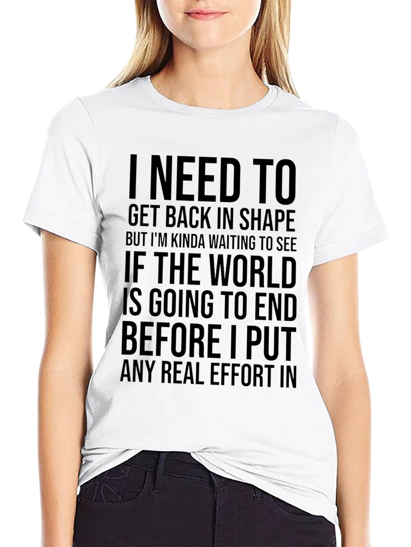 Black Humorous Graphic Tee - World Ending view 9