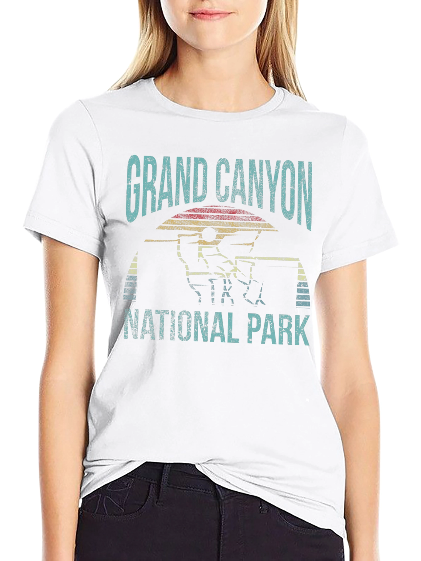 Black Grand Canyon National Park Black T-Shirt view 9