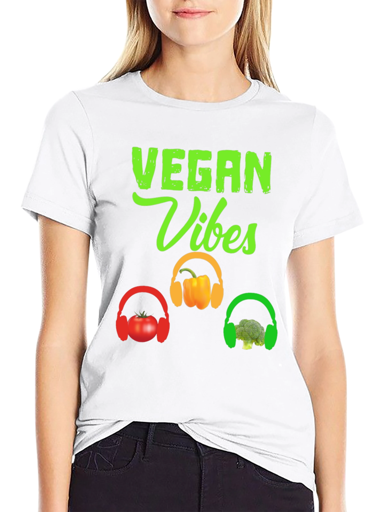 Vegan Vibes Graphic Tee - 9