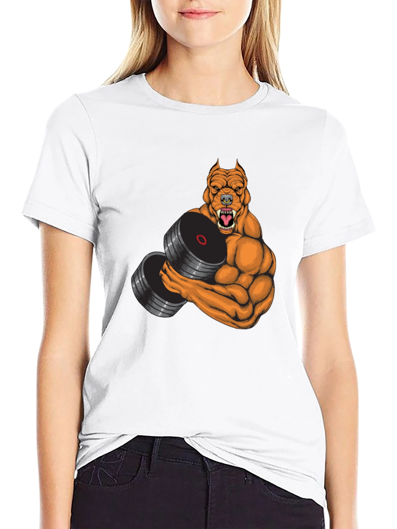Black Pitbull Gym Black T-Shirt view 9