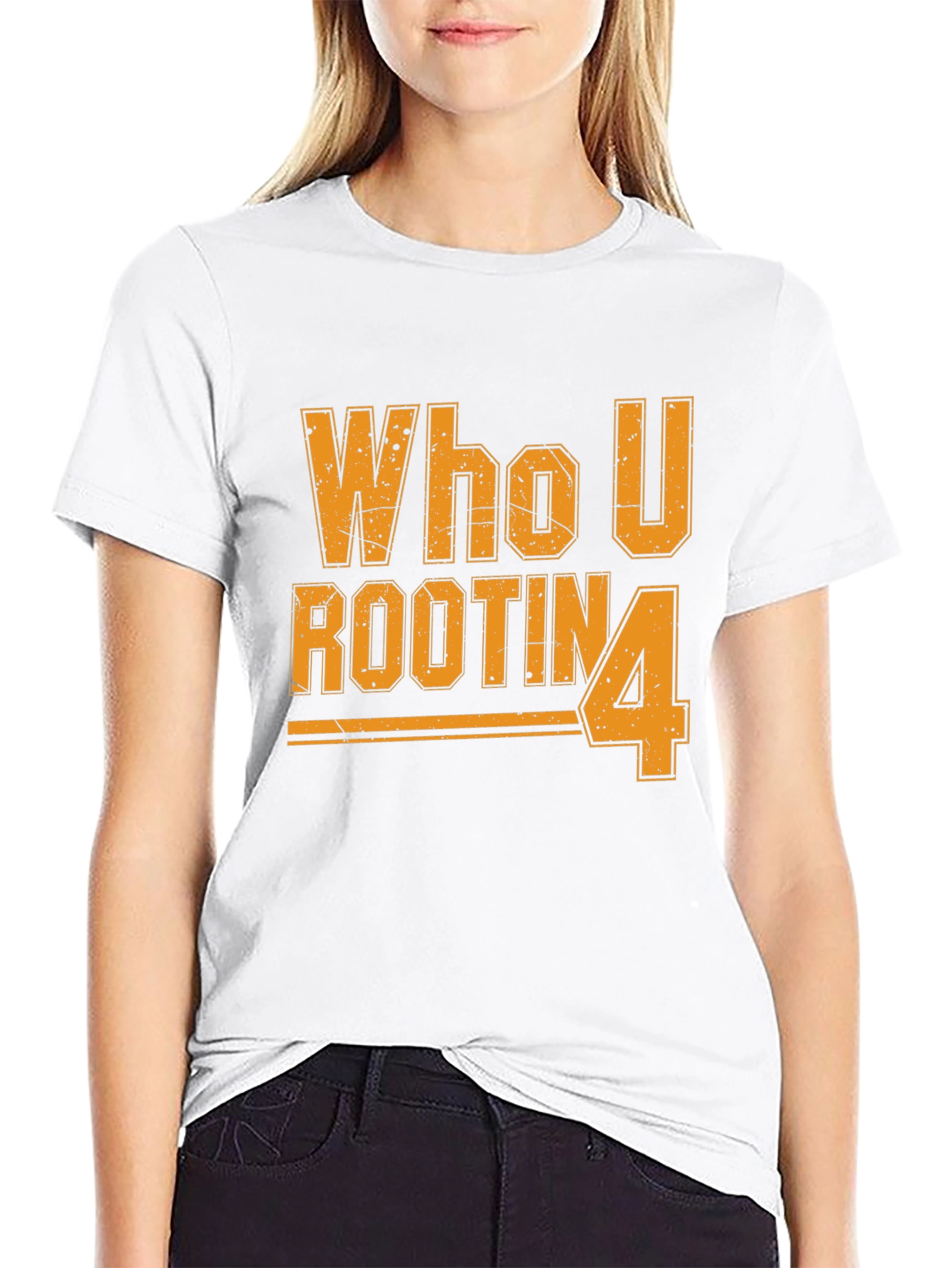 Black Who U Rootin 4 Graphic Tee view 9