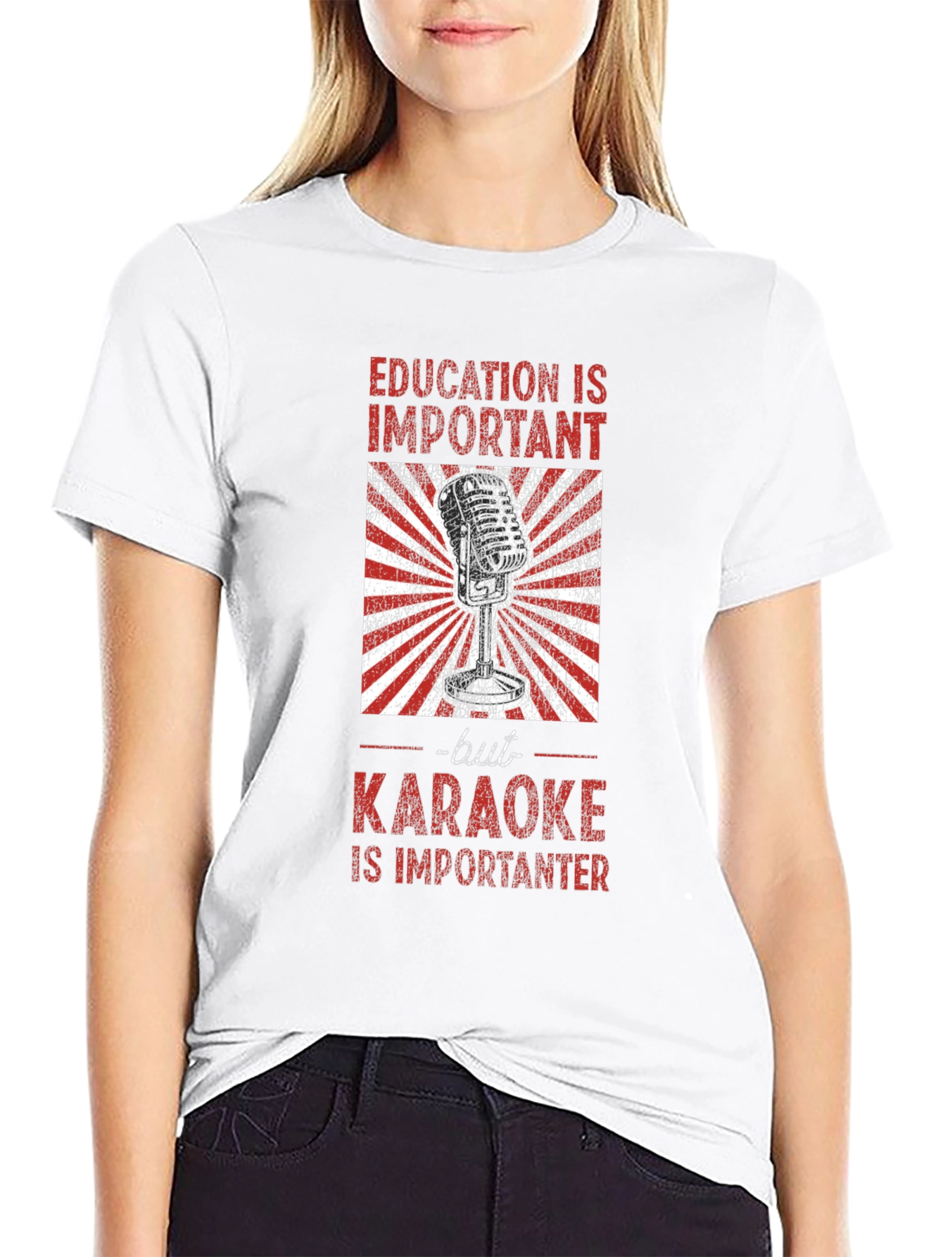 Black Karaoke is Importanter T-Shirt view 9