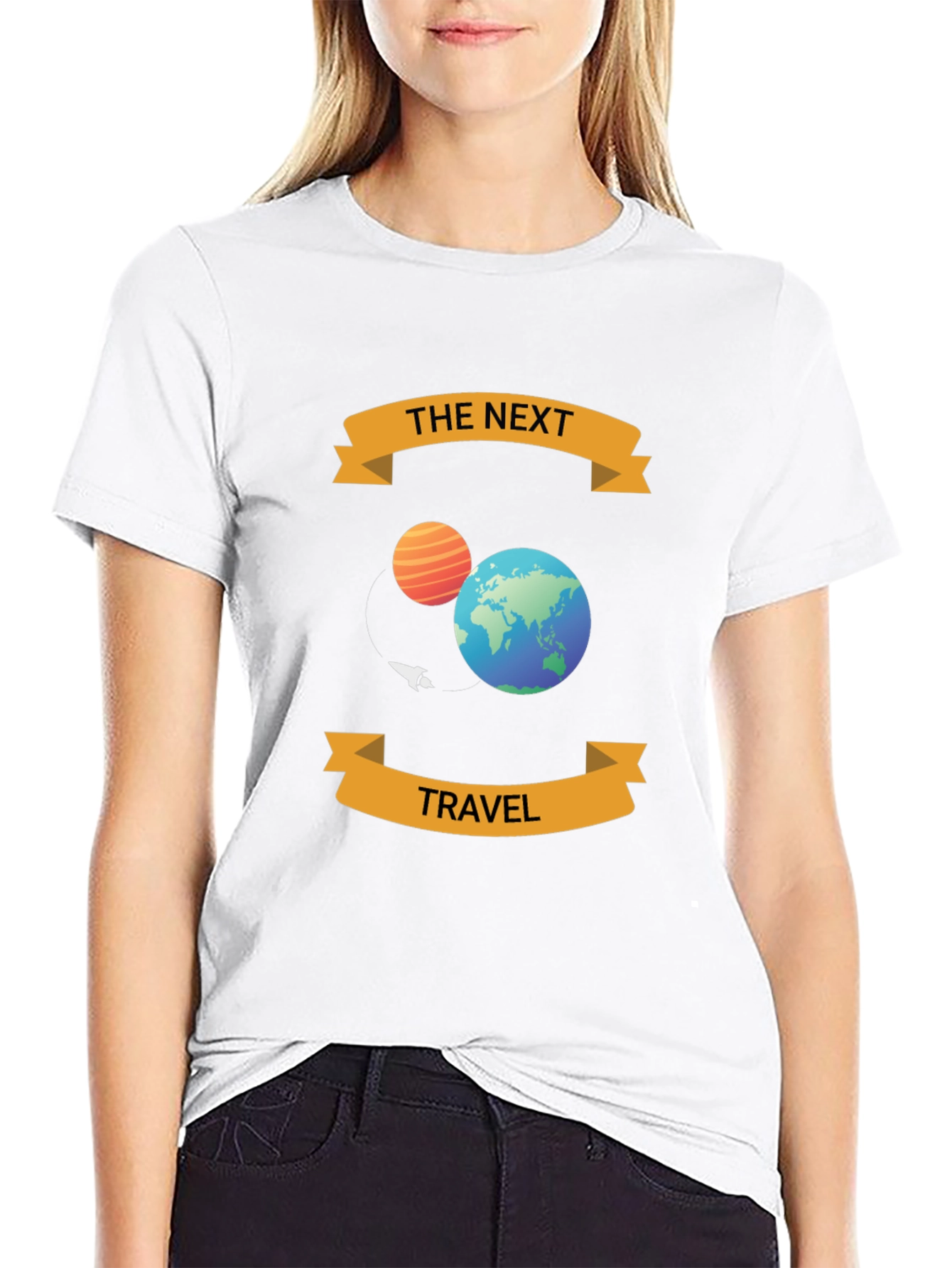 Black The Next Travel Black T-Shirt - Space Adventure Tee view 9