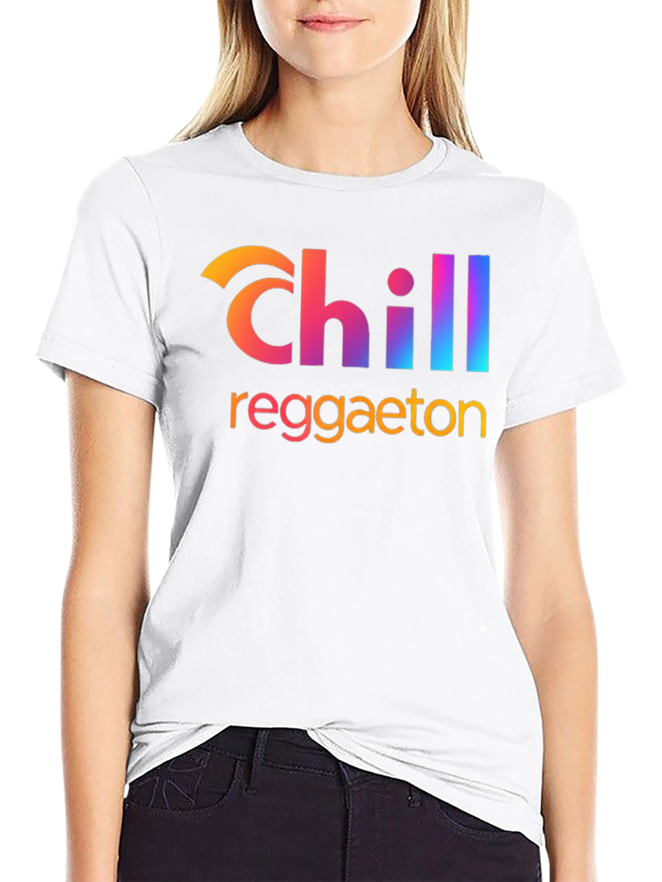 Black Chill Reggaeton Graphic T-Shirt view 9