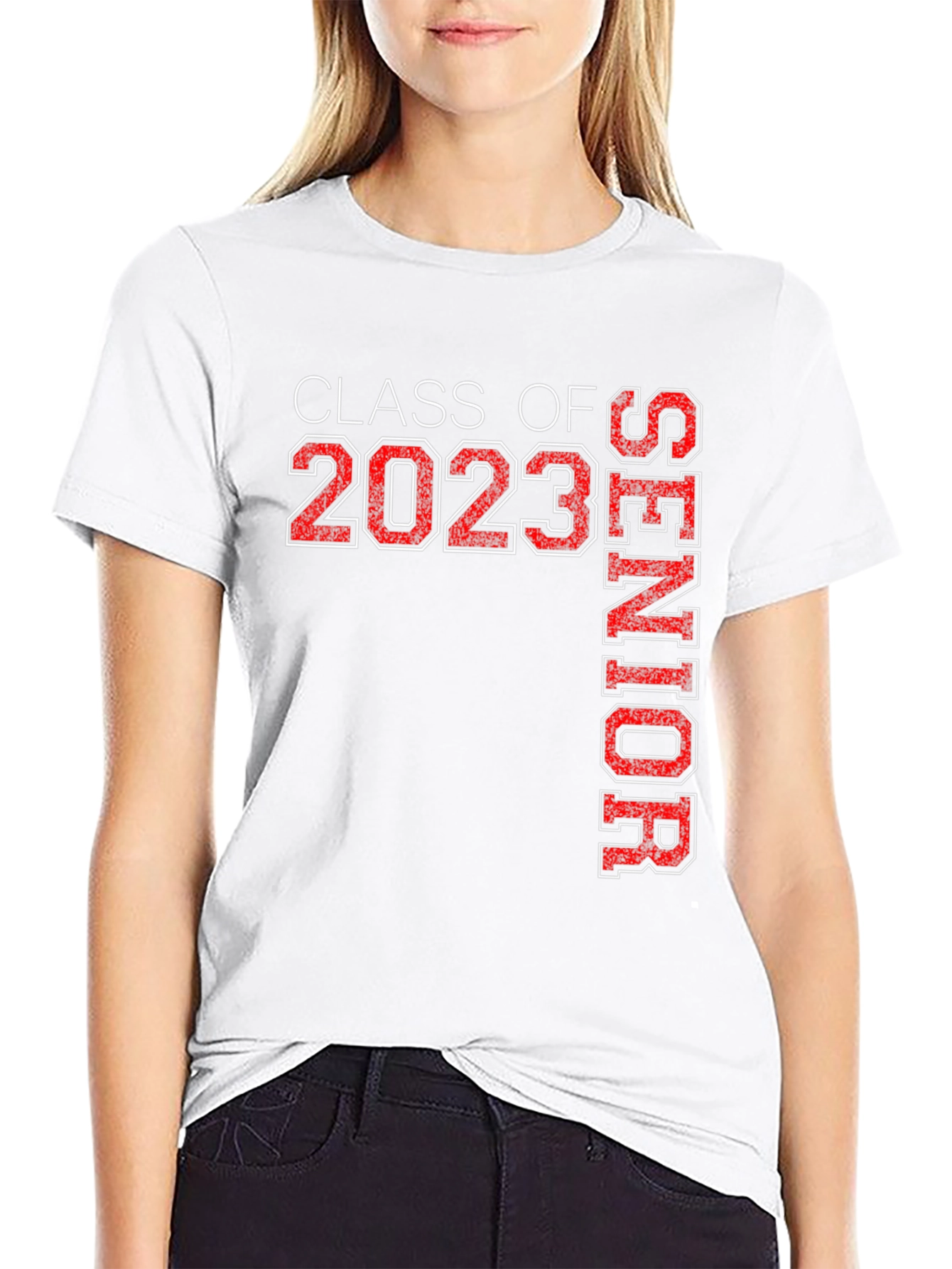 Black Class of 2023 Senior T-Shirt Graduation Tee view 9