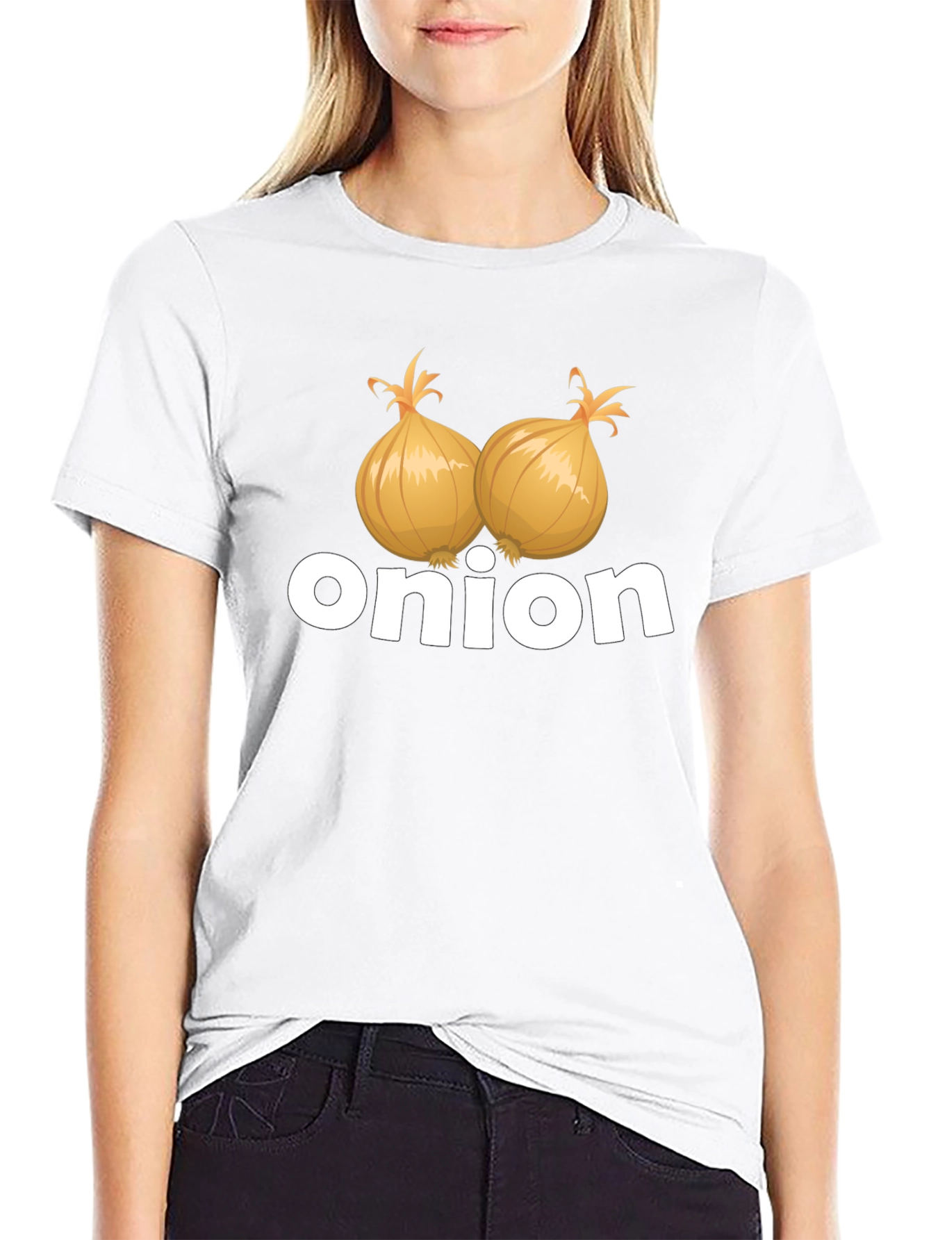 Black Onion Graphic Tee - Funny Foodie T-Shirt view 9
