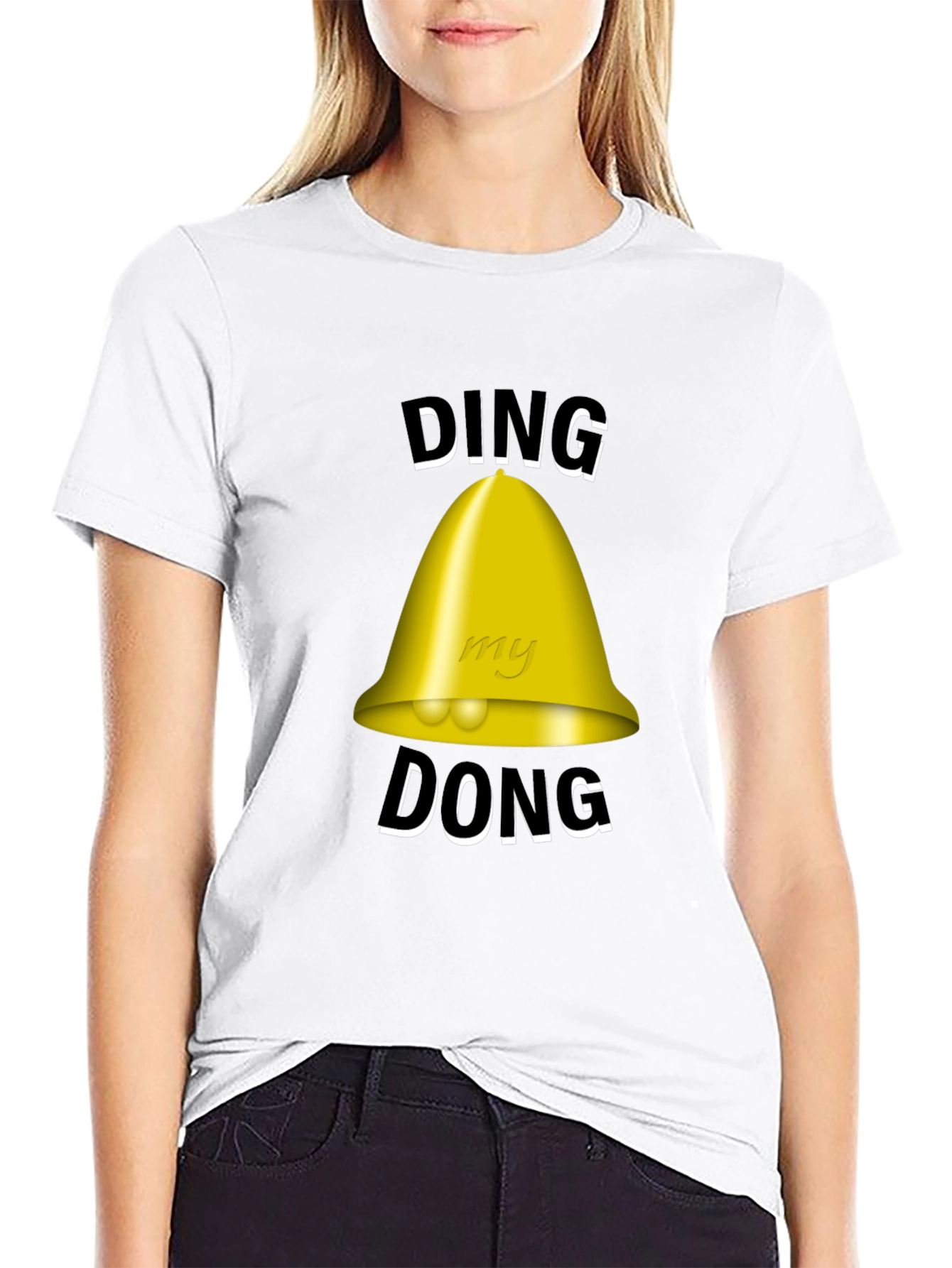 Ding Dong Bell T-Shirt - Novelty Humor Tee - 9