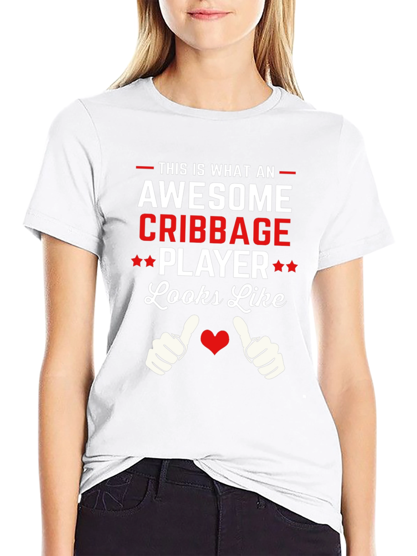 Black Awesome Cribbage Player T-Shirt view 9