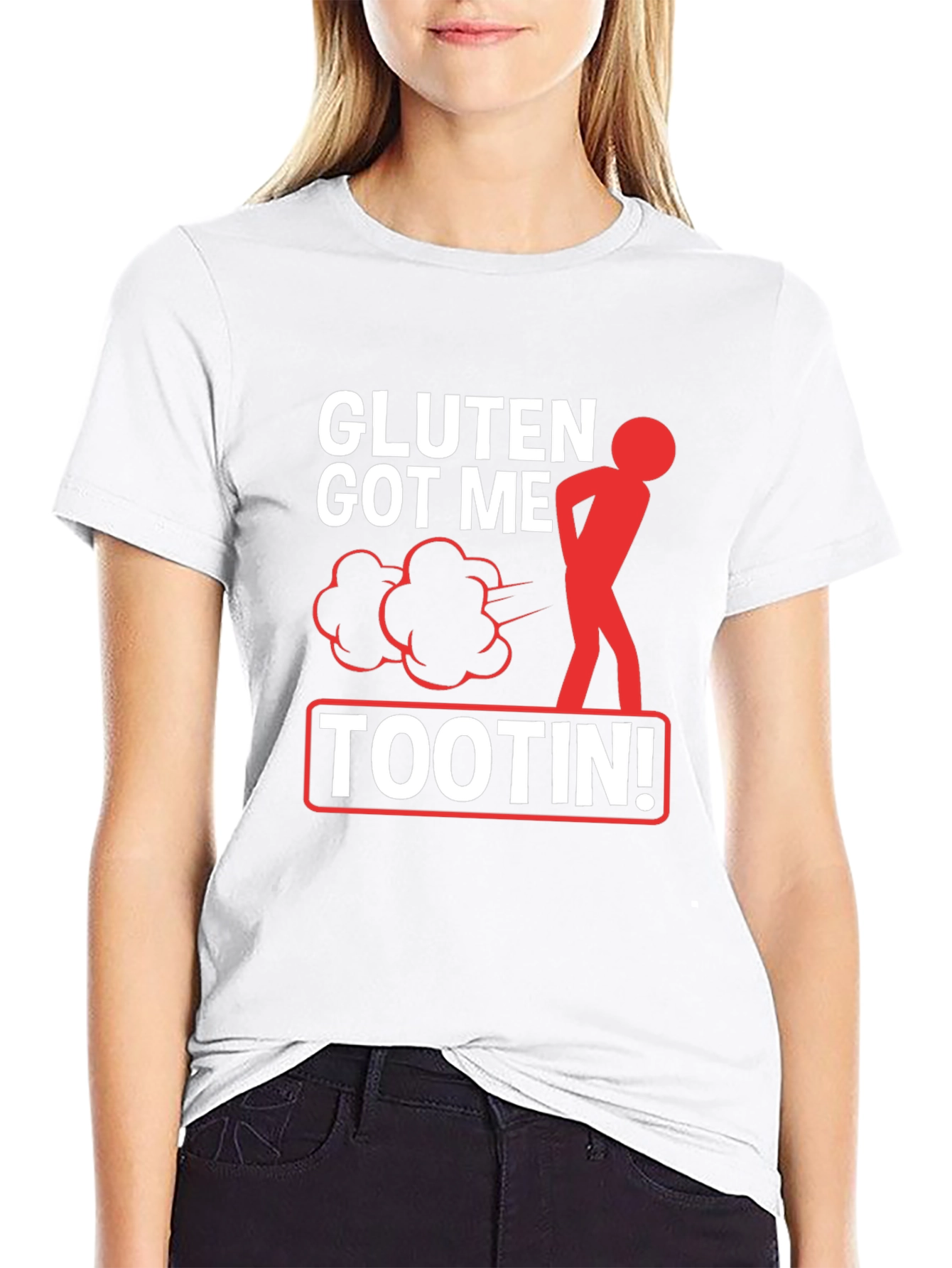 Gluten Got Me Tootin' Graphic T-Shirt - 9