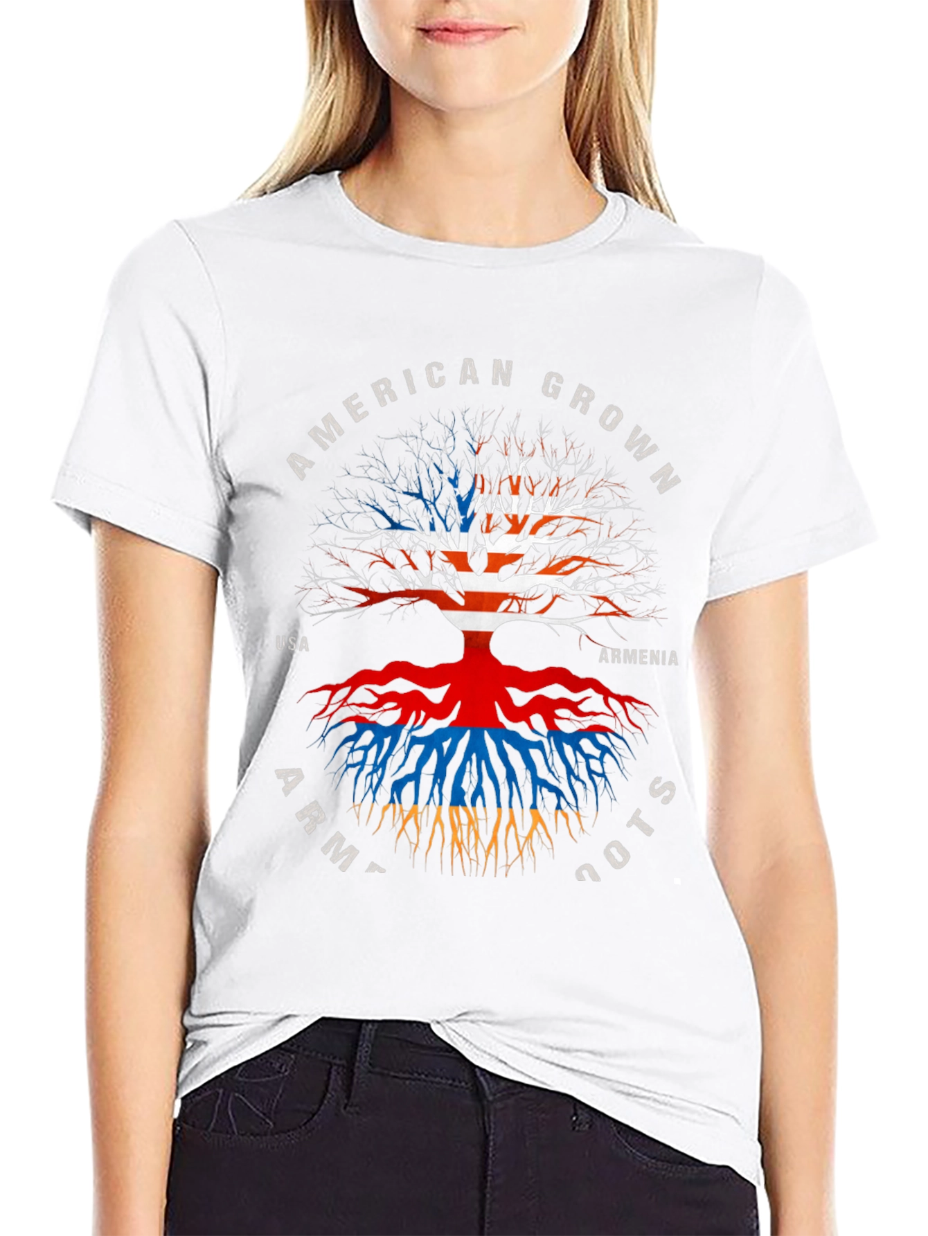 American Grown Armenian Roots T-Shirt - 9