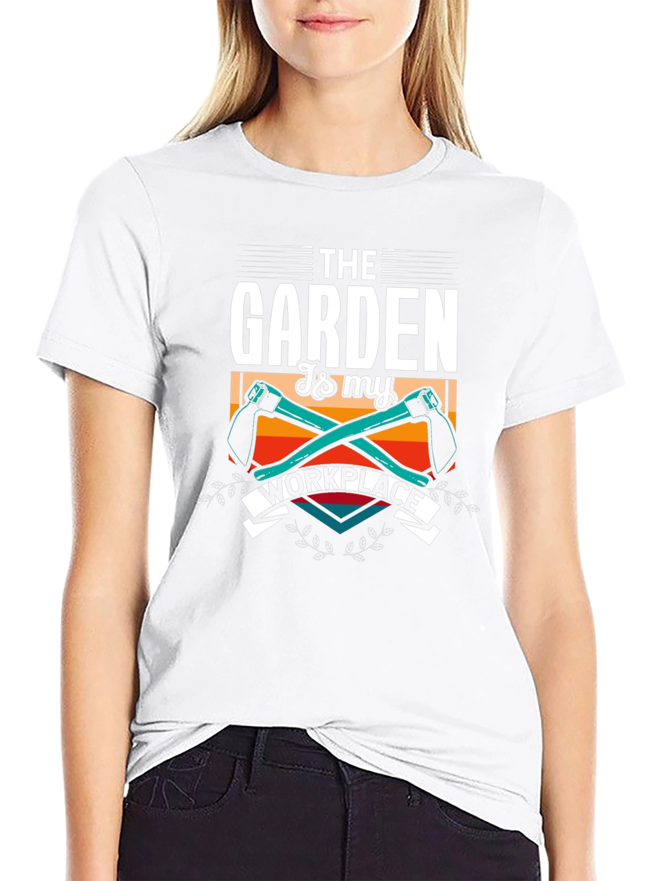 Black Gardening is My Workplace T-Shirt view 9