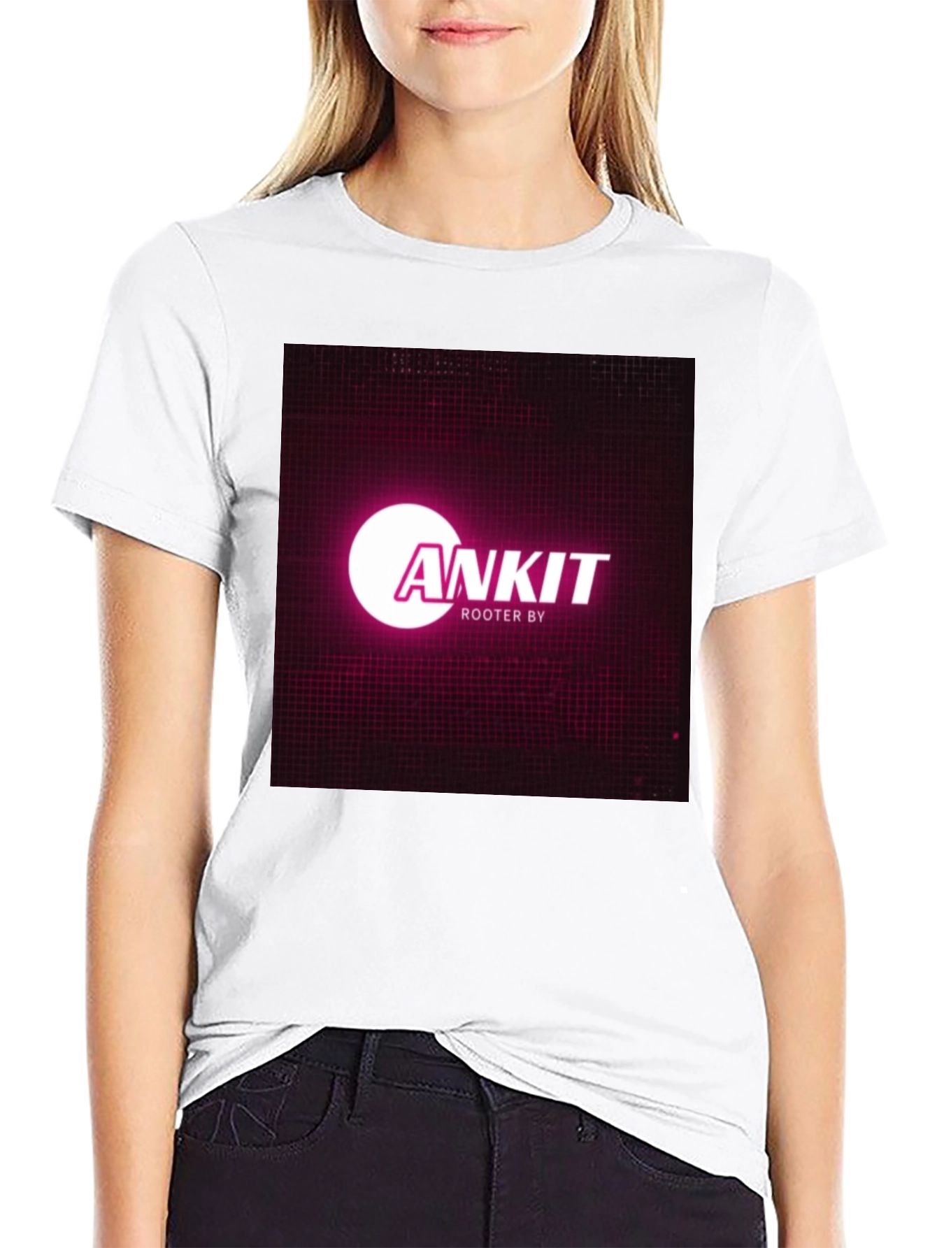 Black Ankit Rooter By Black T-Shirt view 9