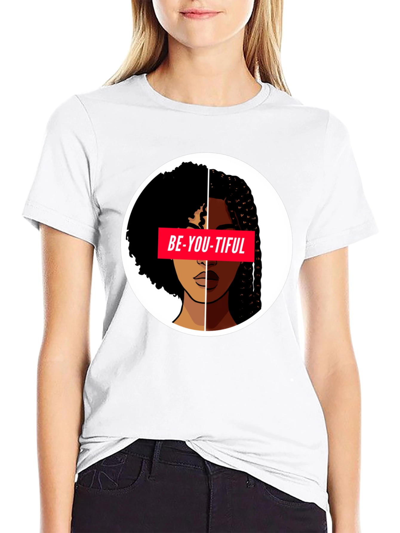 Black Be-YOU-tiful Graphic Tee - Black view 9