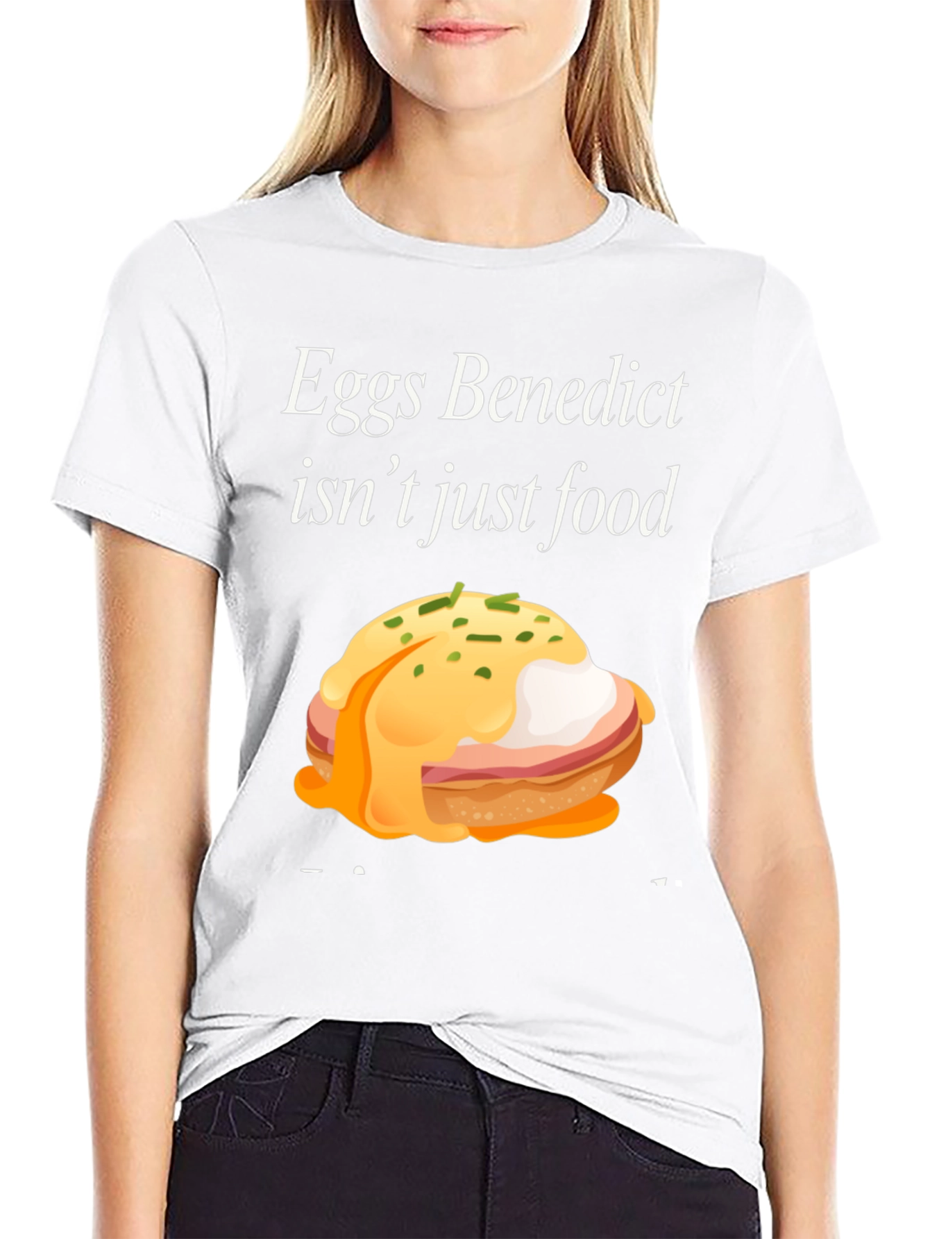 Eggs Benedict Fan T-Shirt - Foodie Novelty Tee - 9
