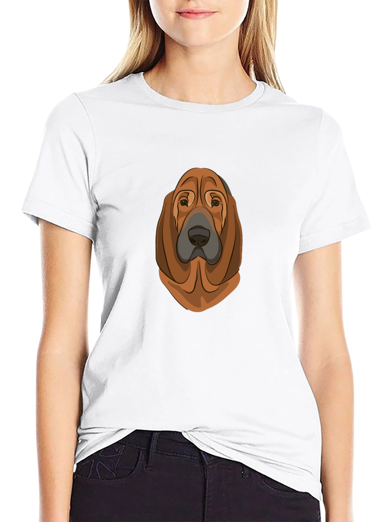 Black Dog Breed Graphic T-Shirt - Black view 9