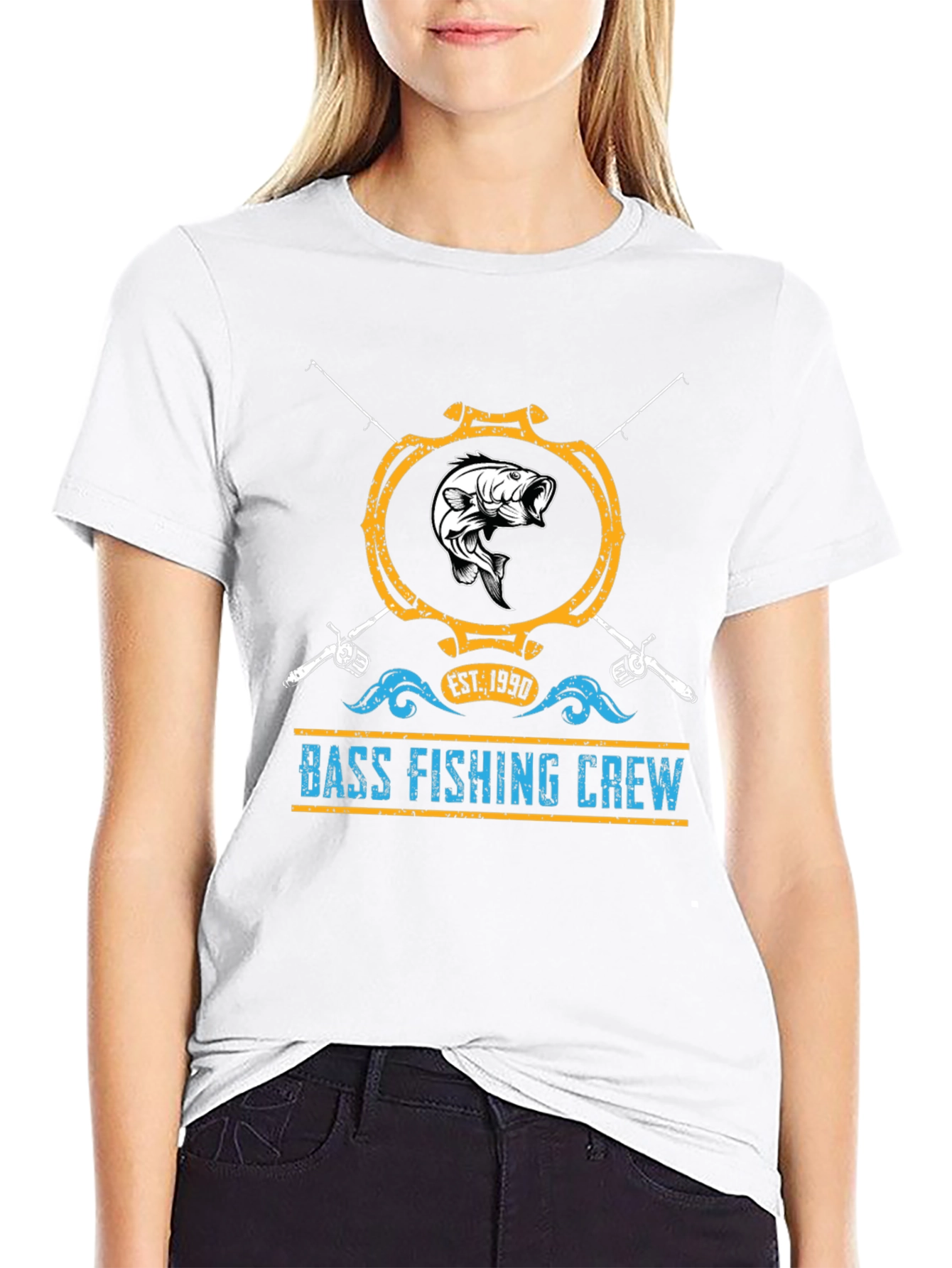 Black Bass Fishing Crew T-Shirt - Est. 1990 view 9