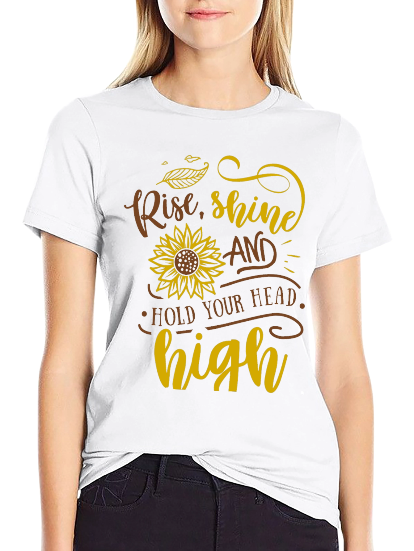 Black Rise, Shine, Hold Your Head High T-Shirt view 9