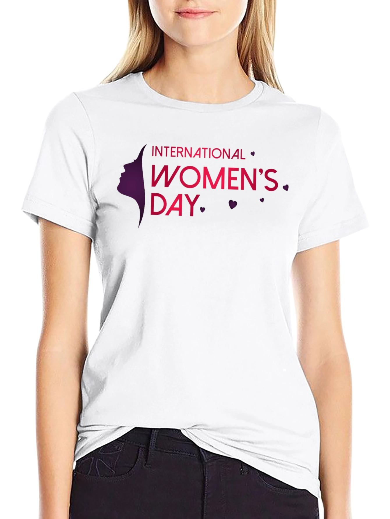 Black International Women's Day Graphic Tee view 9