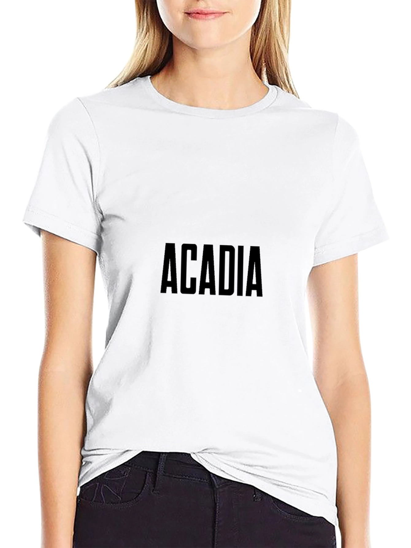 Black Acadia Graphic Tee - Stylish Black T-Shirt view 9