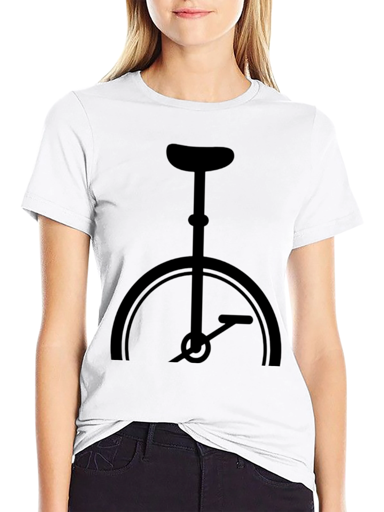 Black Unicycle Graphic Tee - Ride in Style view 9