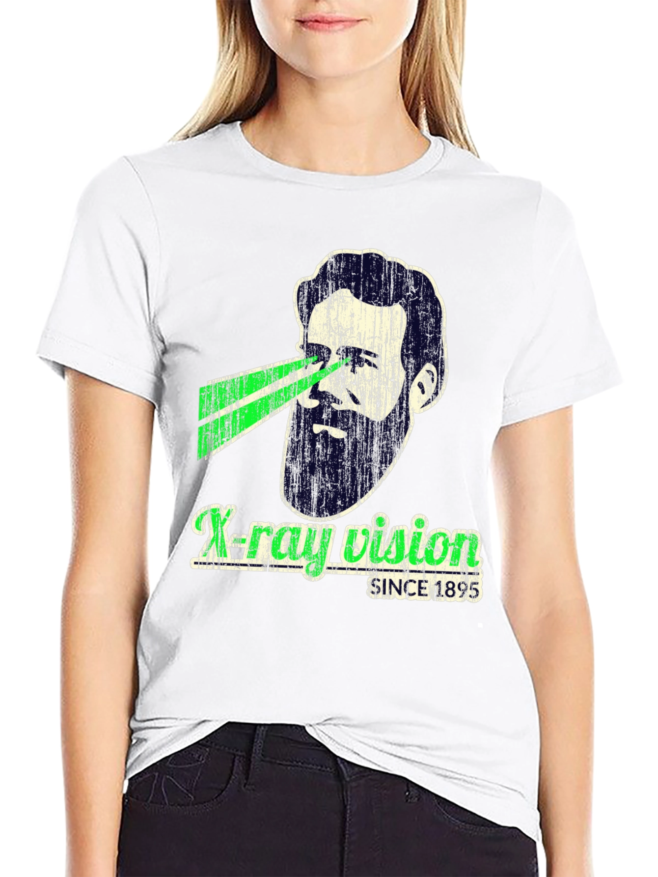 Black X-Ray Vision Since 1895 Graphic Tee - Black view 9