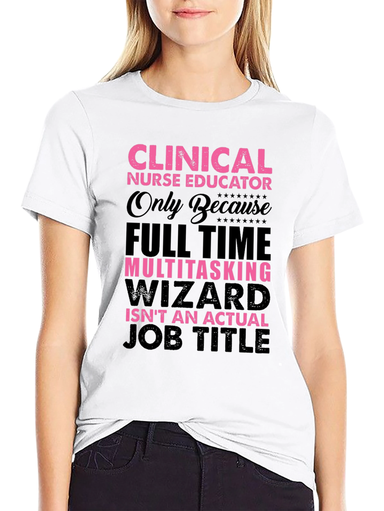 Black Clinical Nurse Educator T-Shirt view 9