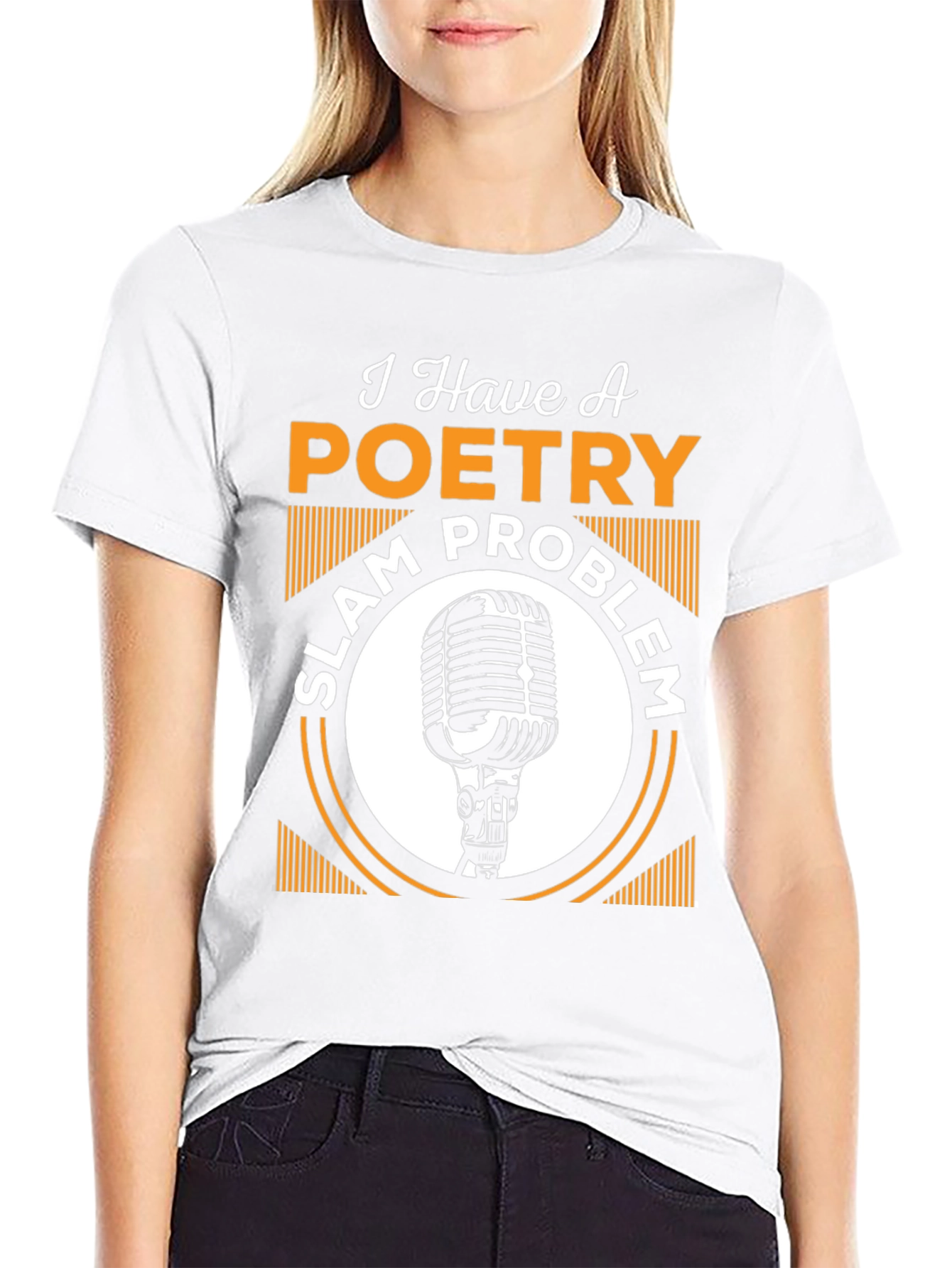 Black Poetry Slam Problem T-Shirt view 9