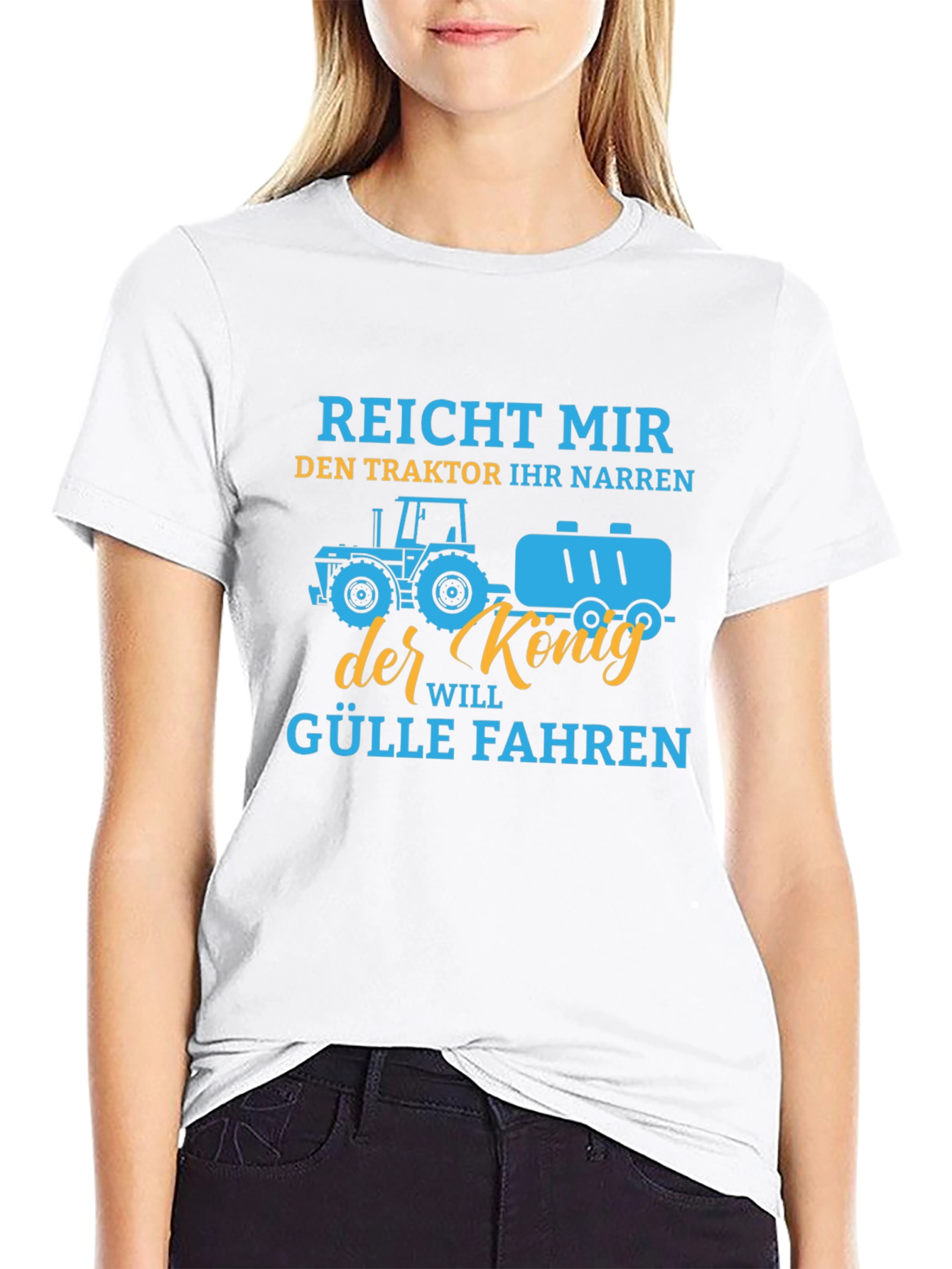 Black Reicht Mir Den Traktor T-Shirt view 9