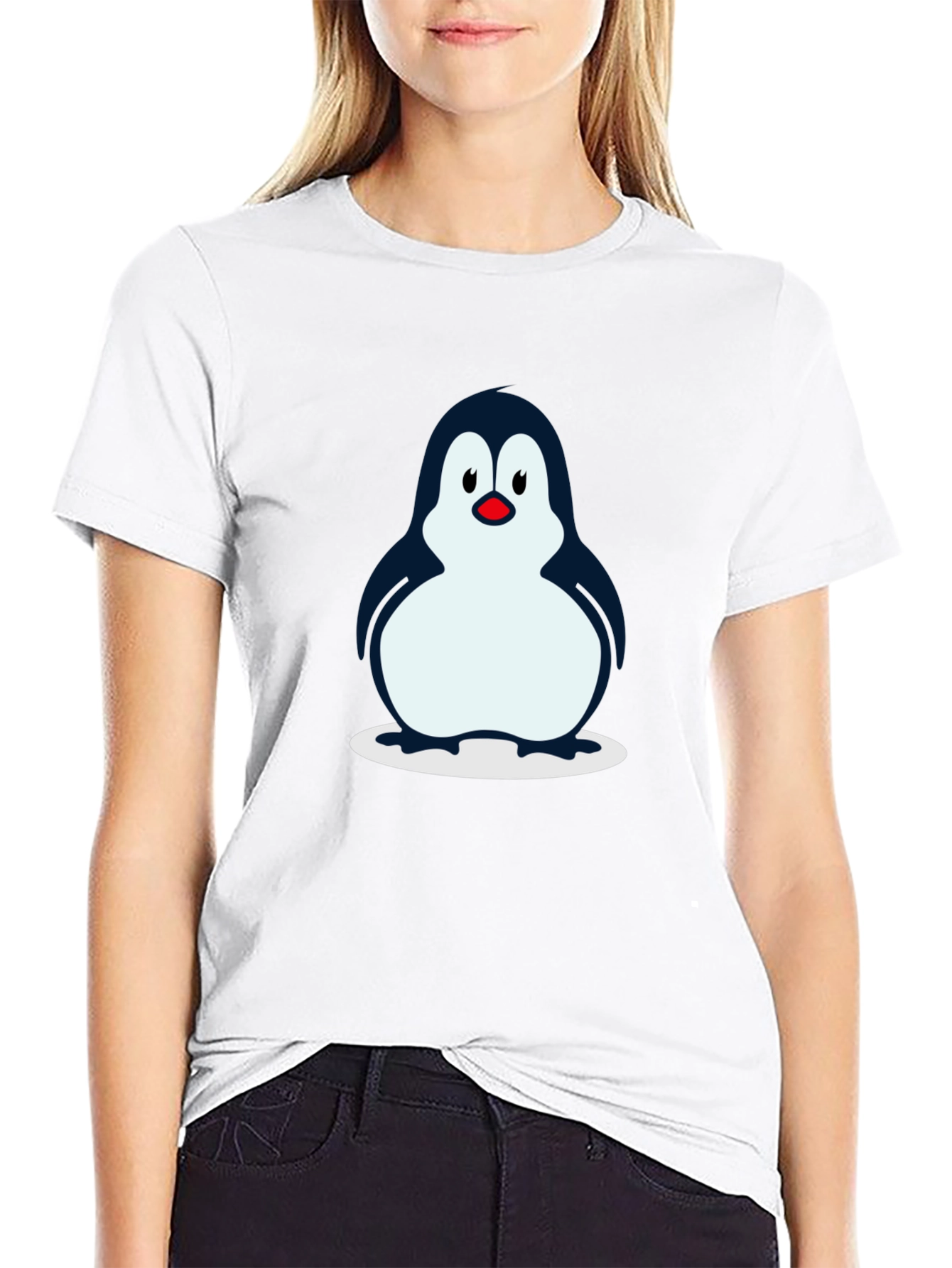 Black Penguin Graphic T-Shirt - Black view 9