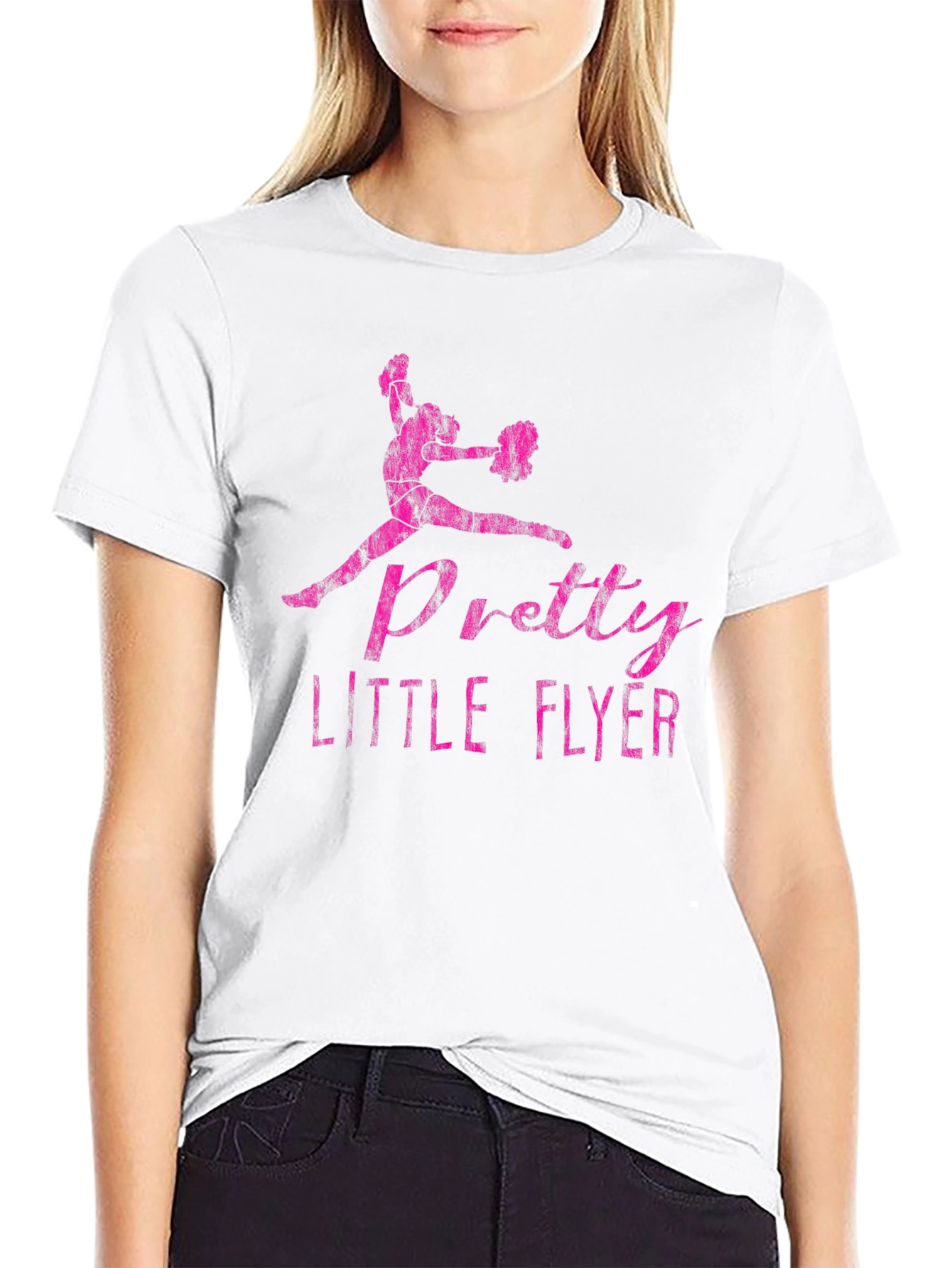 Pretty Little Flyer T-Shirt - Cheerleading Tee - 9