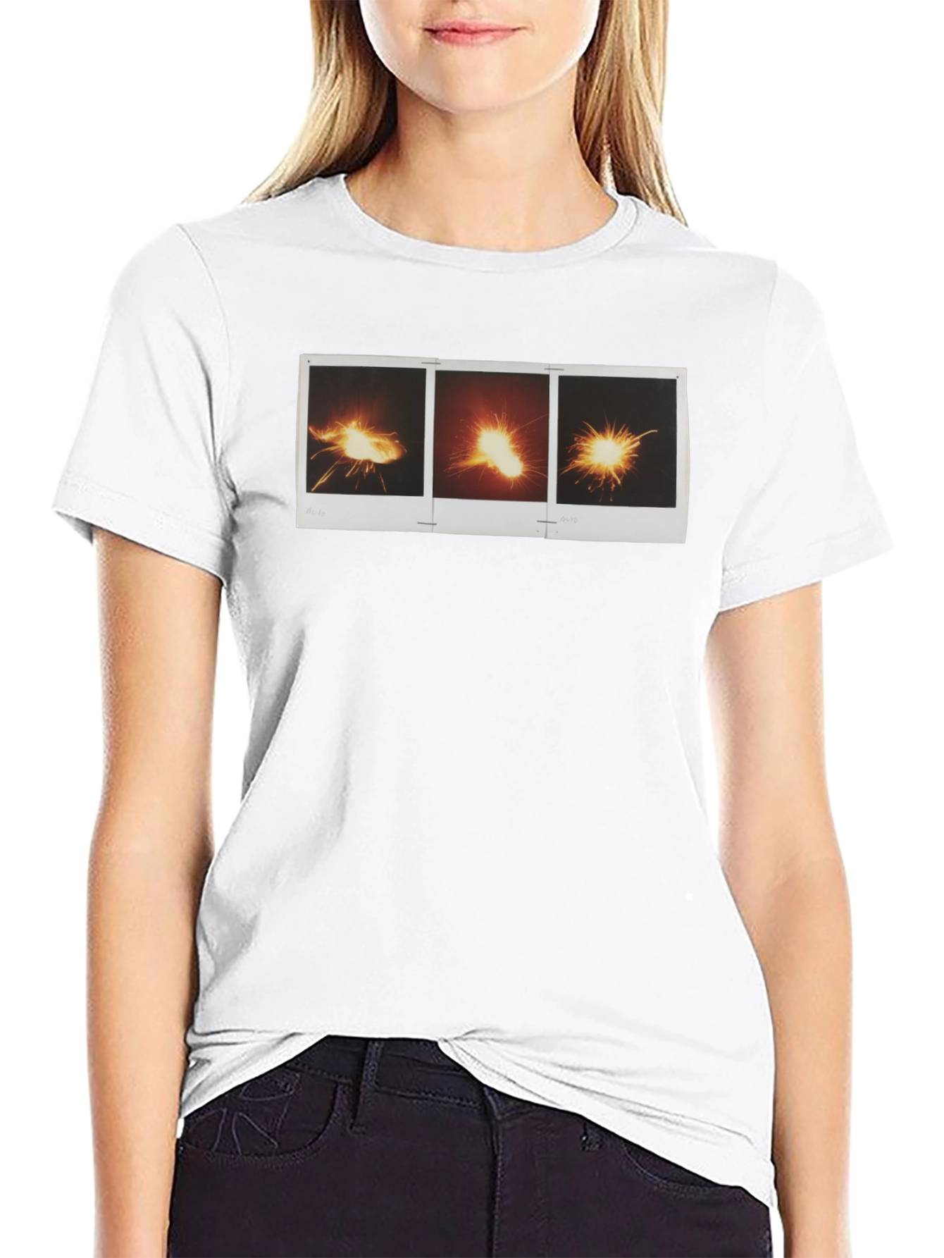 Black Spark Photography T-Shirt - Modern Graphic Tee view 9