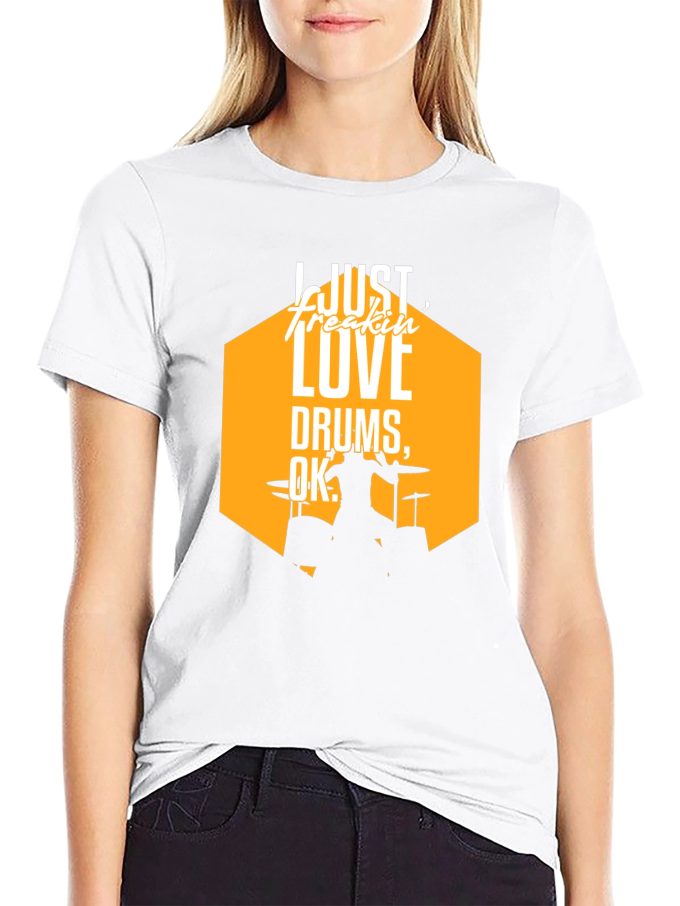 Drum Lover T-Shirt - Just Freakin' Love Drums! - 9