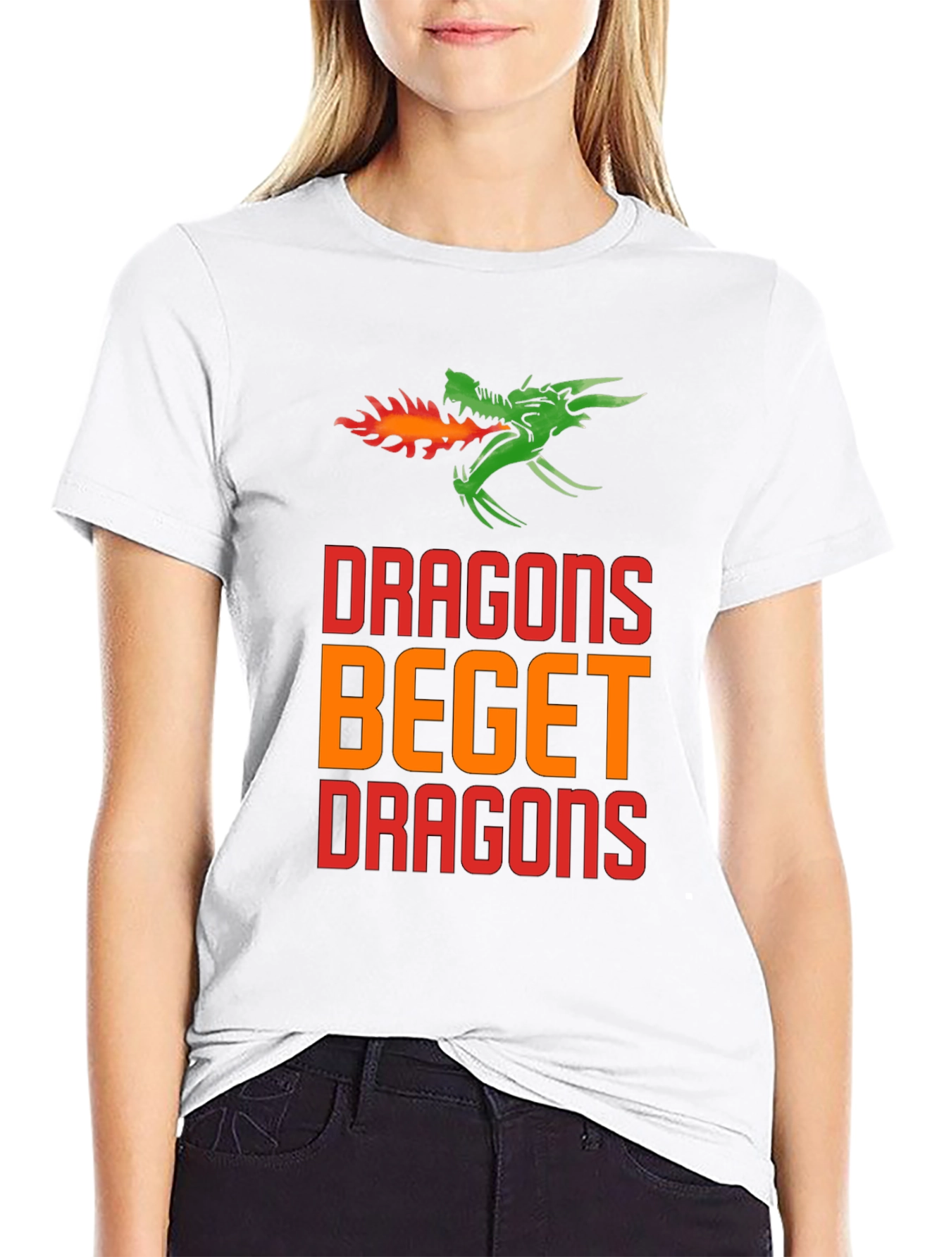 Black Dragons Beget Dragons Graphic T-Shirt view 9