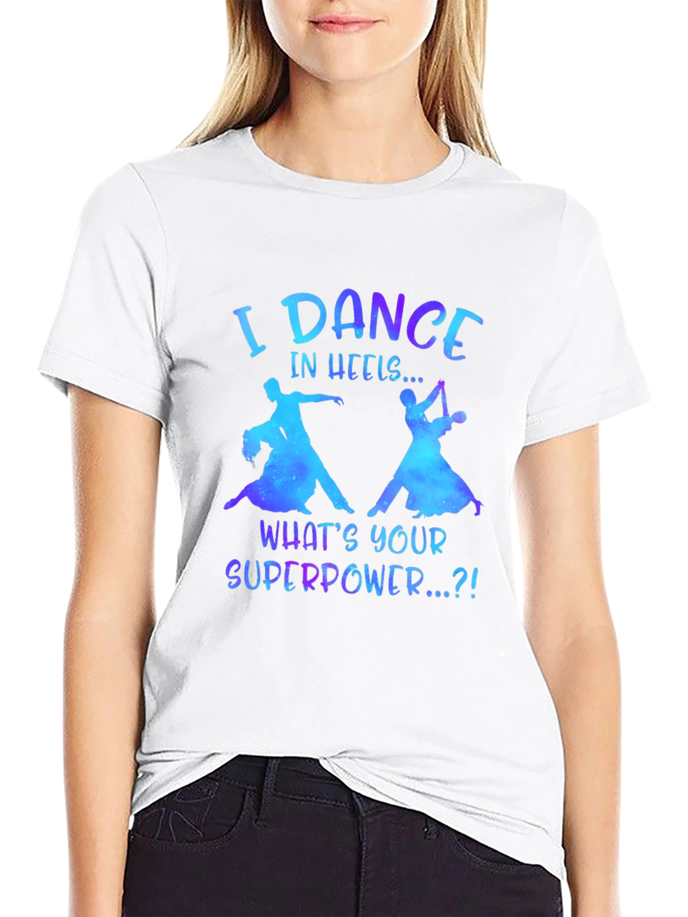 Black I Dance in Heels Graphic Tee view 9