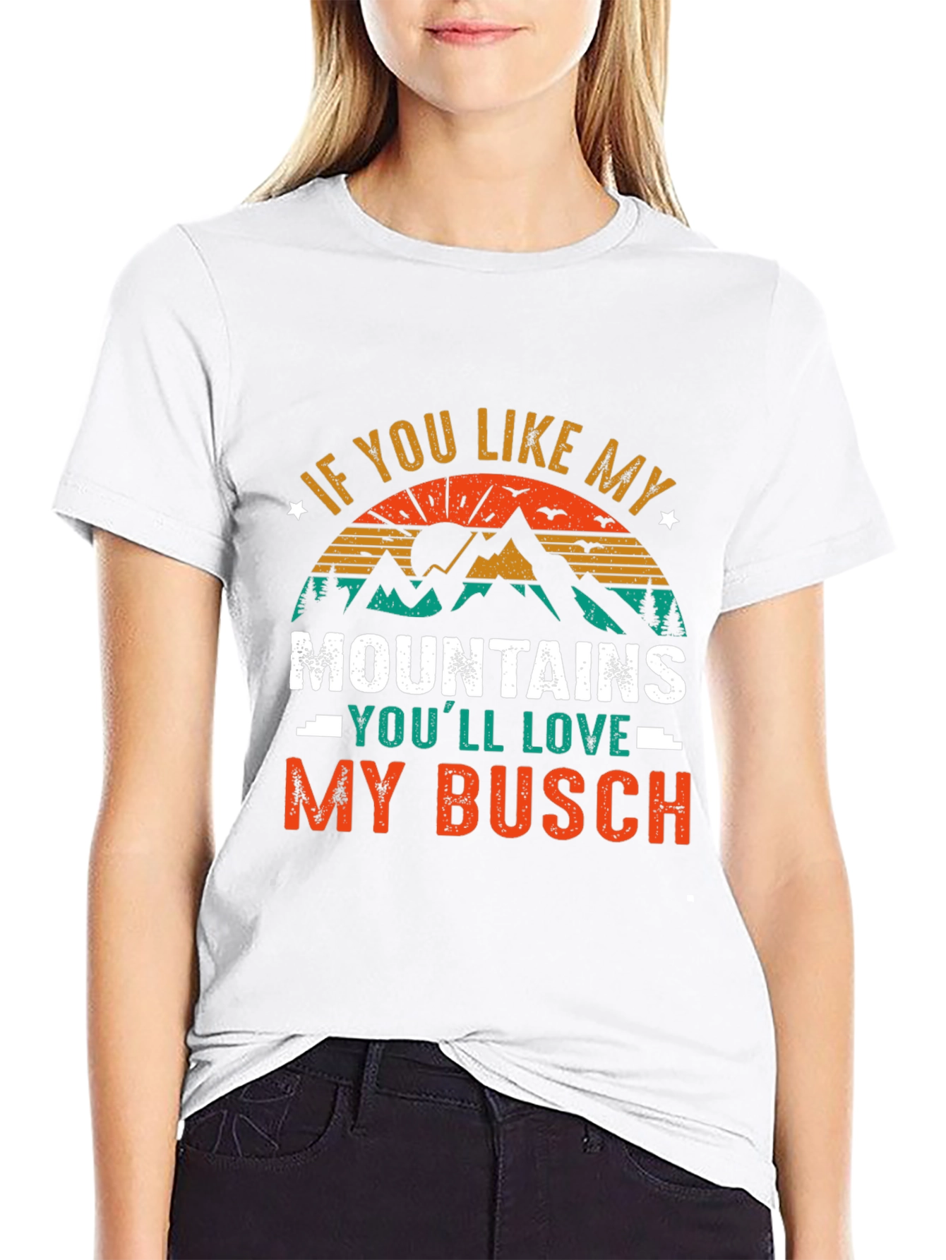 Black Mountains and Busch T-Shirt view 9