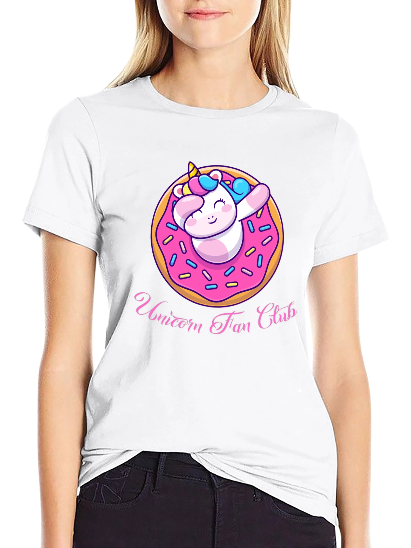 Black Unicorn Fan Club Donut T-Shirt view 9