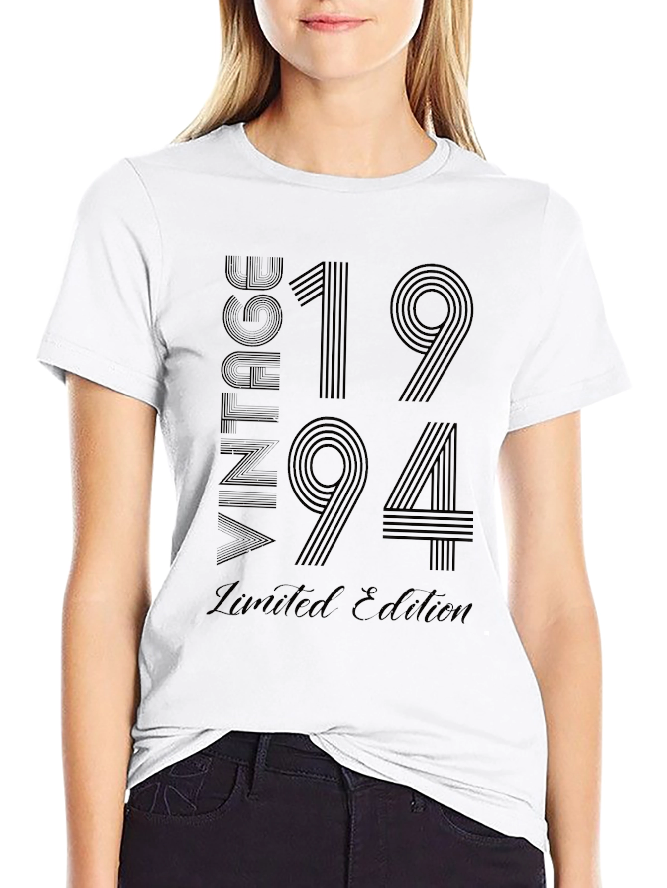 Black Vintage 1994 Limited Edition Black T-Shirt view 9