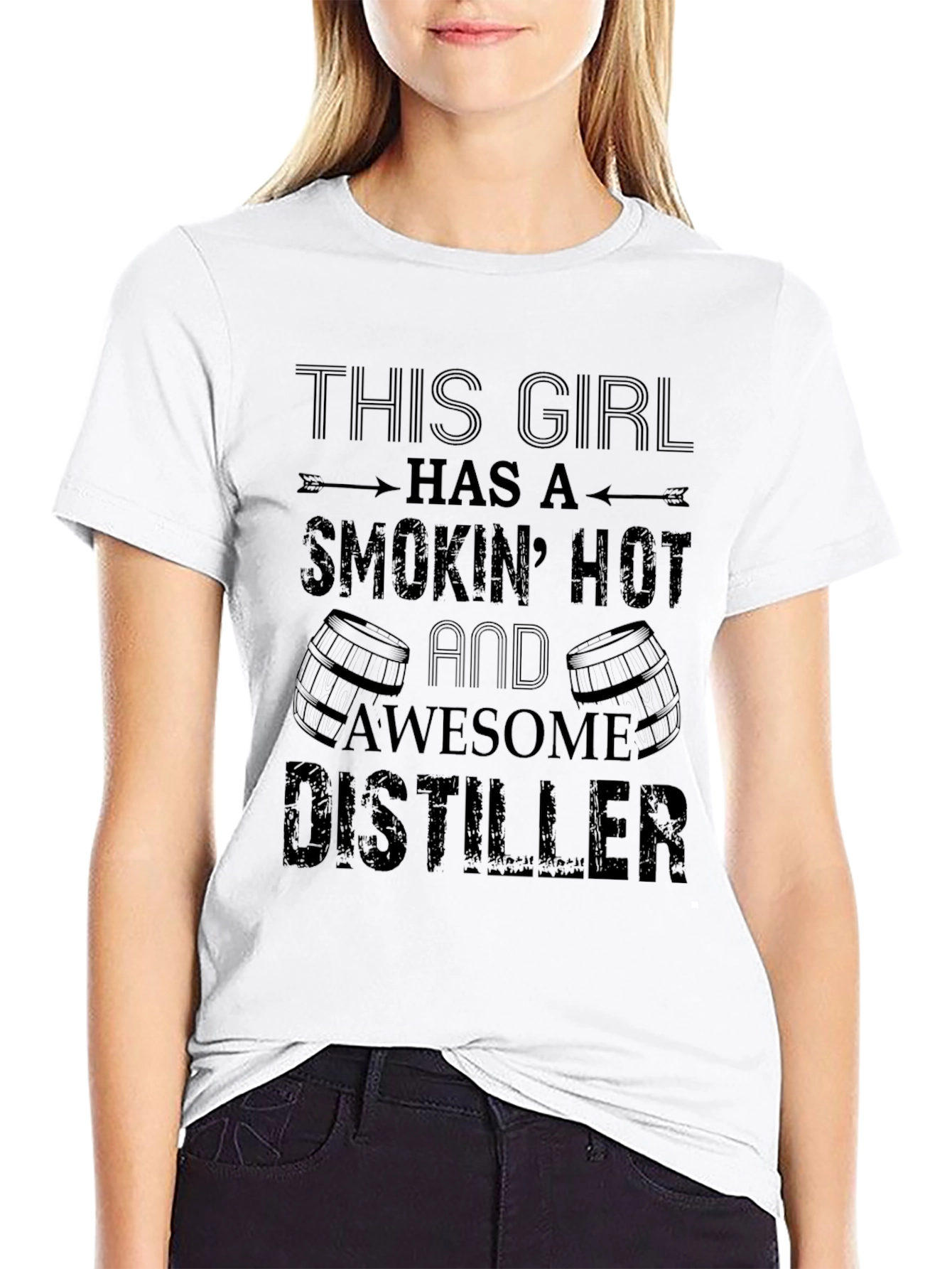 Black Smokin' Hot Distiller Graphic Tee view 9