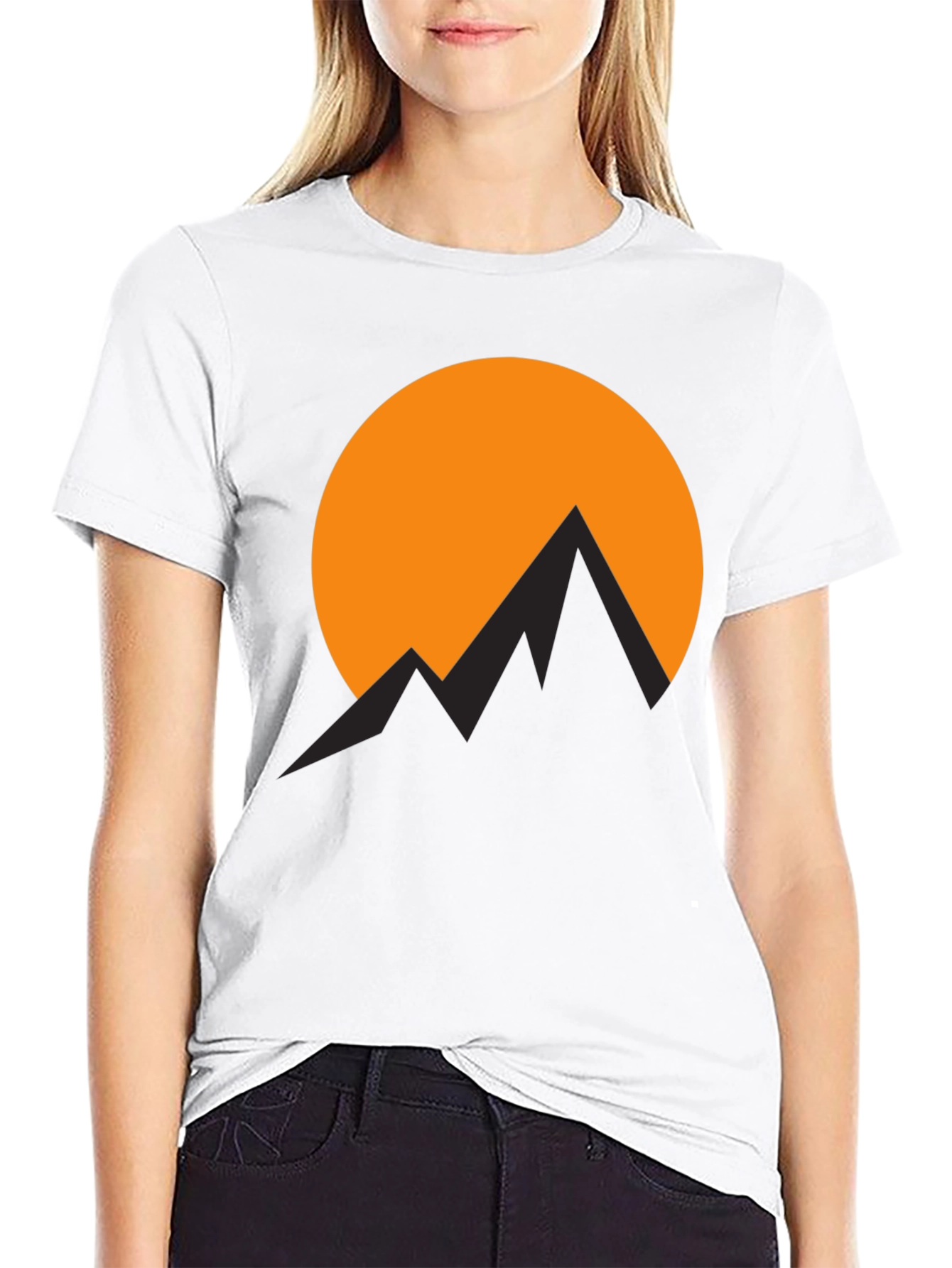 Black Mountain Sunset Graphic T-Shirt - Adventure Awaits view 9
