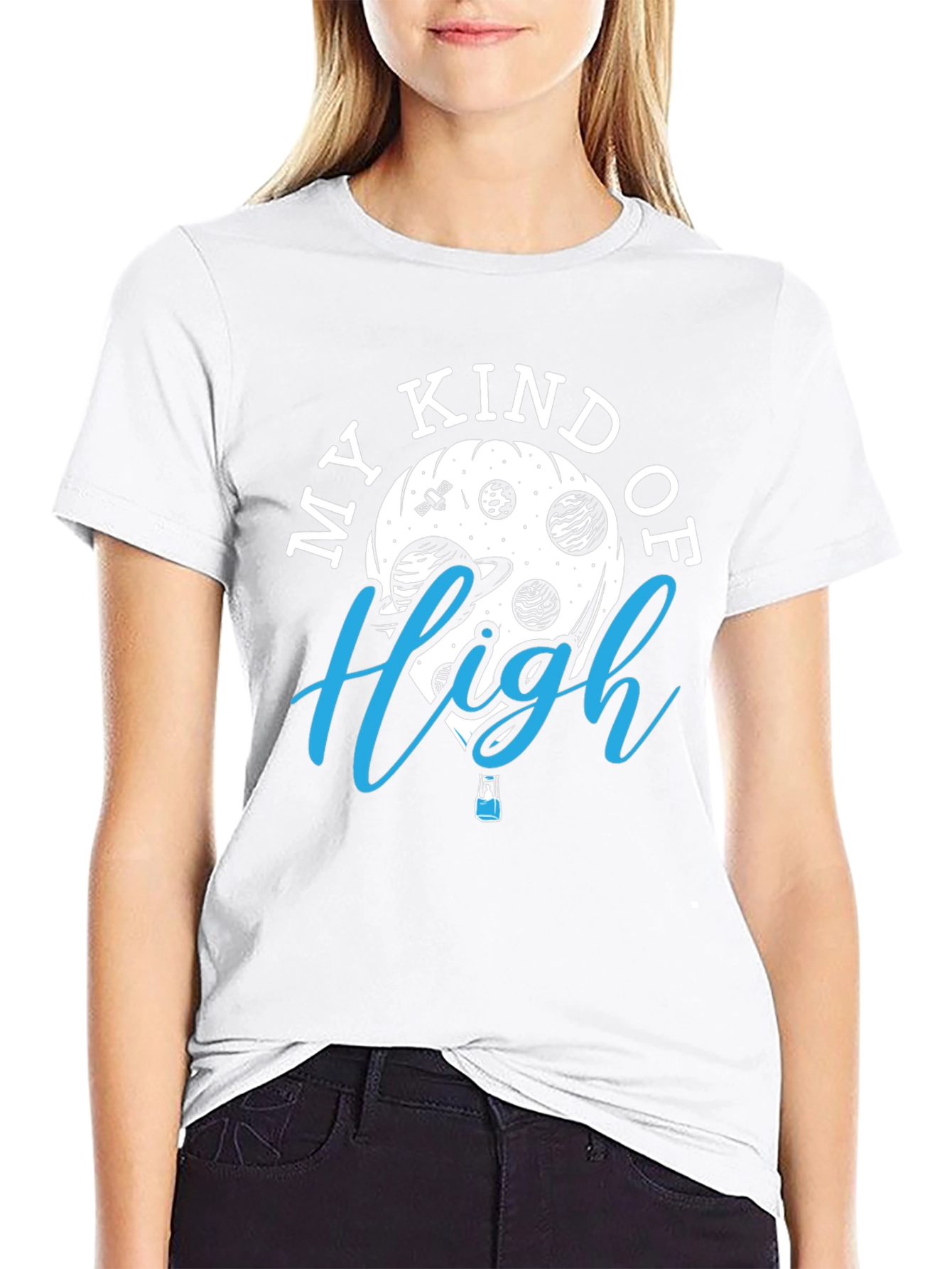 Black My Kind of High Graphic T-Shirt view 9