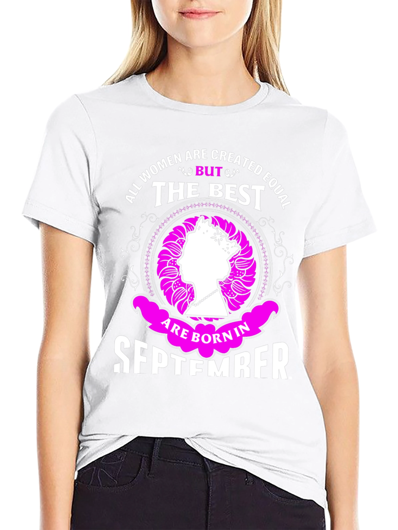 Black Best Women Are Born In September T-Shirt view 9