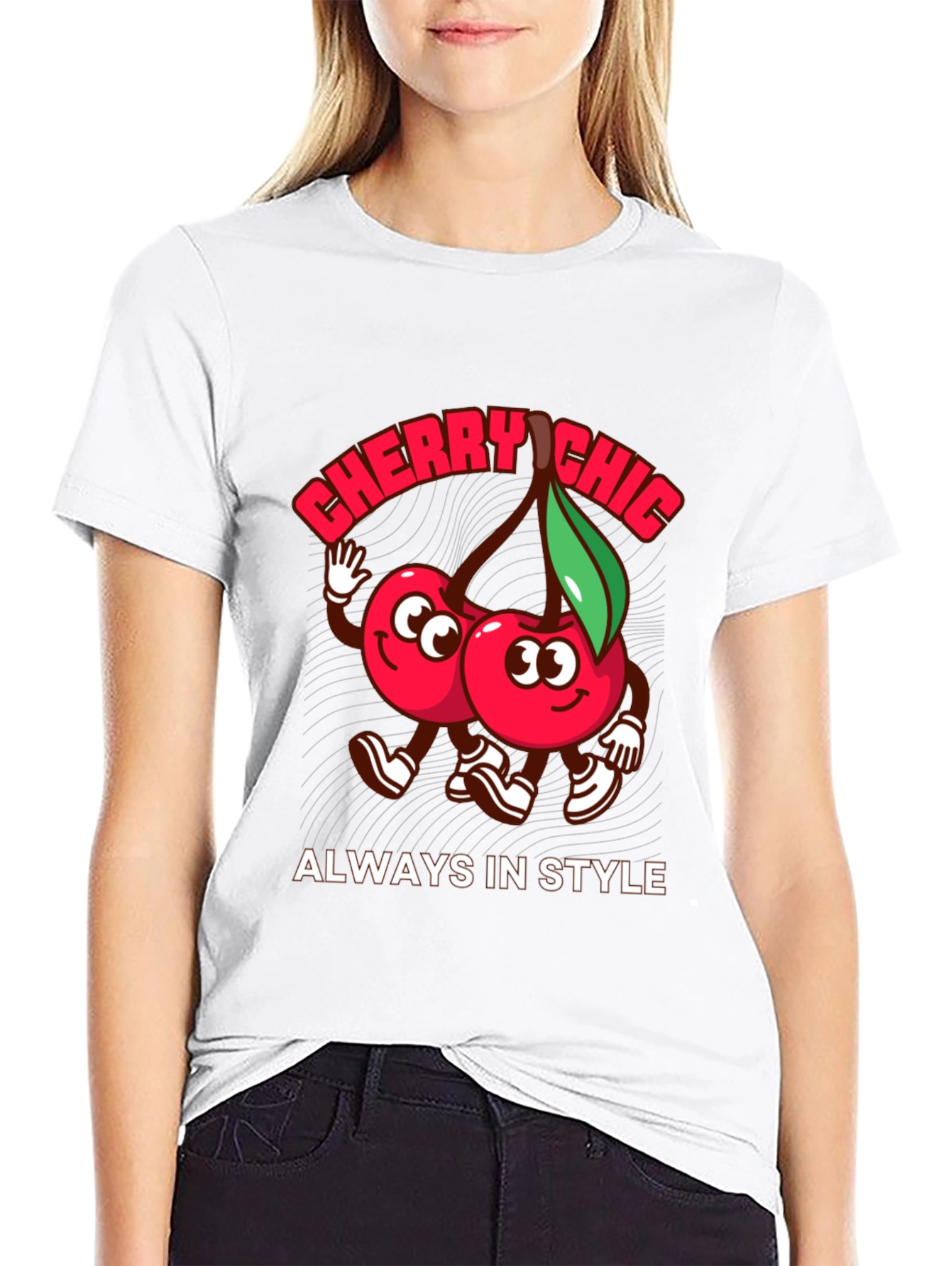 Black Cherry Chic Graphic Tee view 9