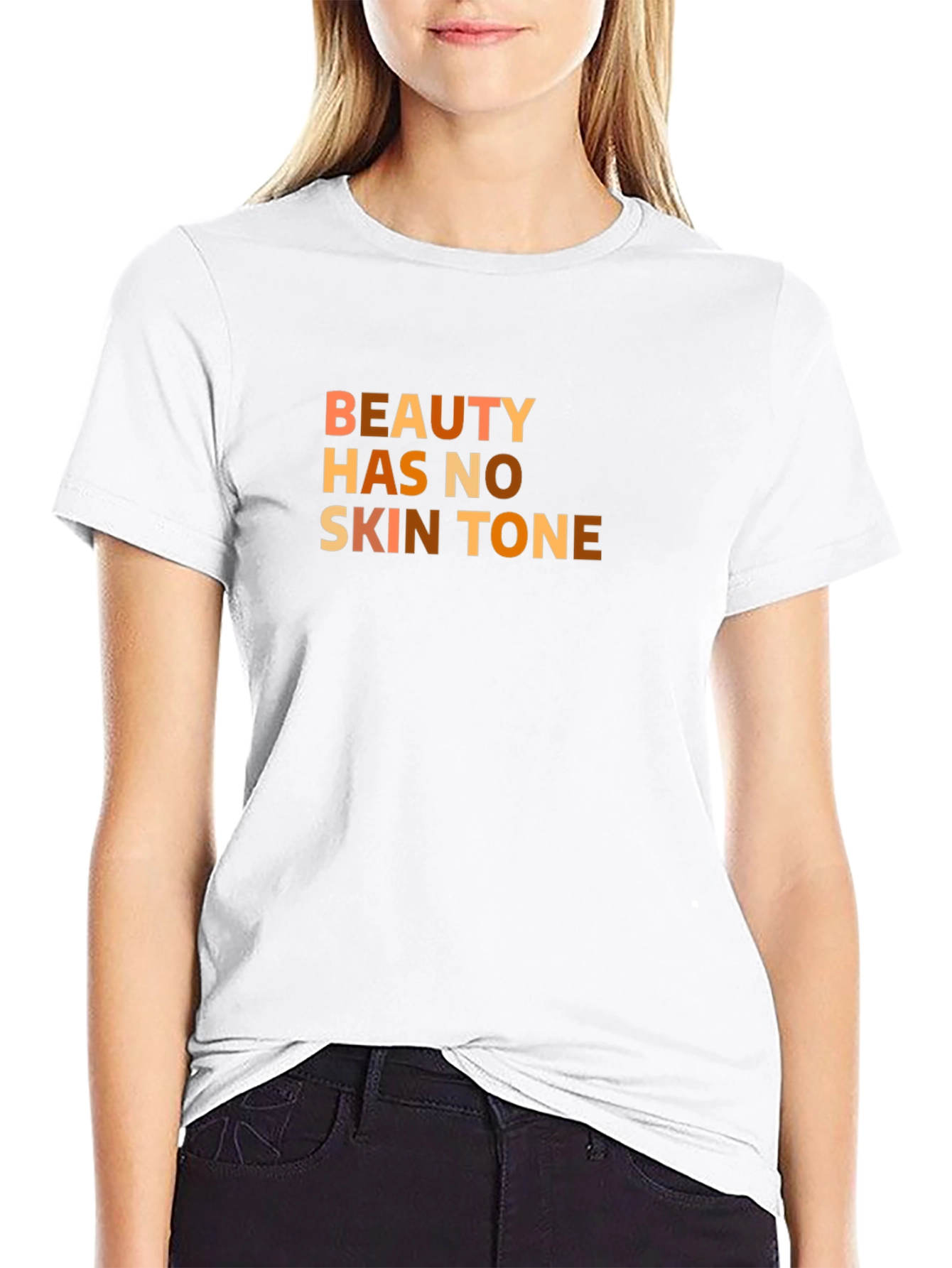 Black Beauty Has No Skin Tone T-Shirt view 9