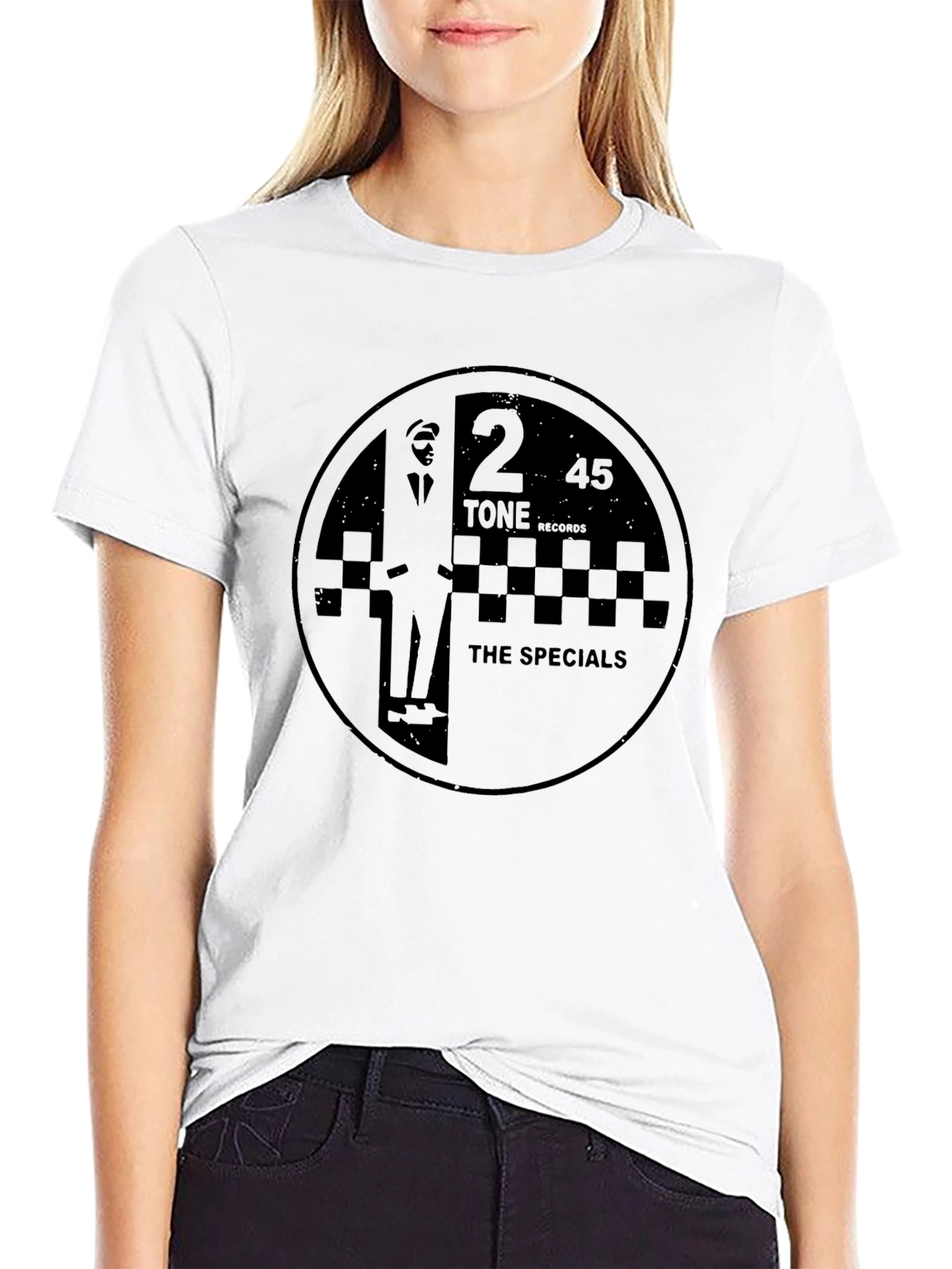 Black The Specials 2 Tone Records T-Shirt view 9